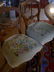 633: Set of Five Edwardian Balloon Back Dining Chairs,