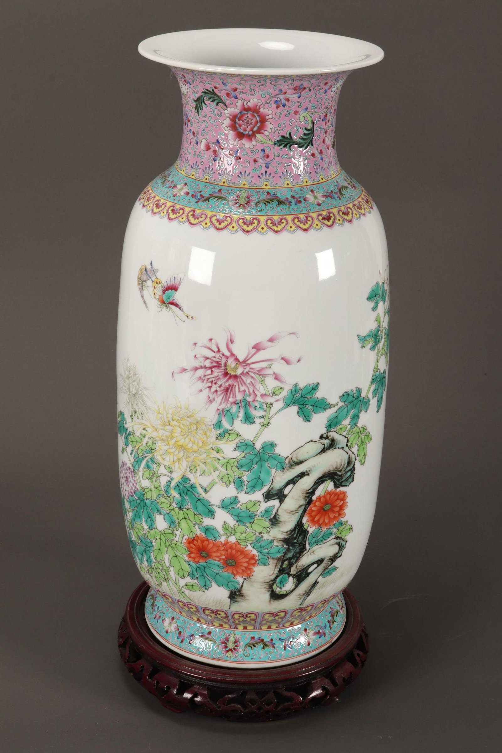Large Chinese Porcelain Vase, (1 of 6)