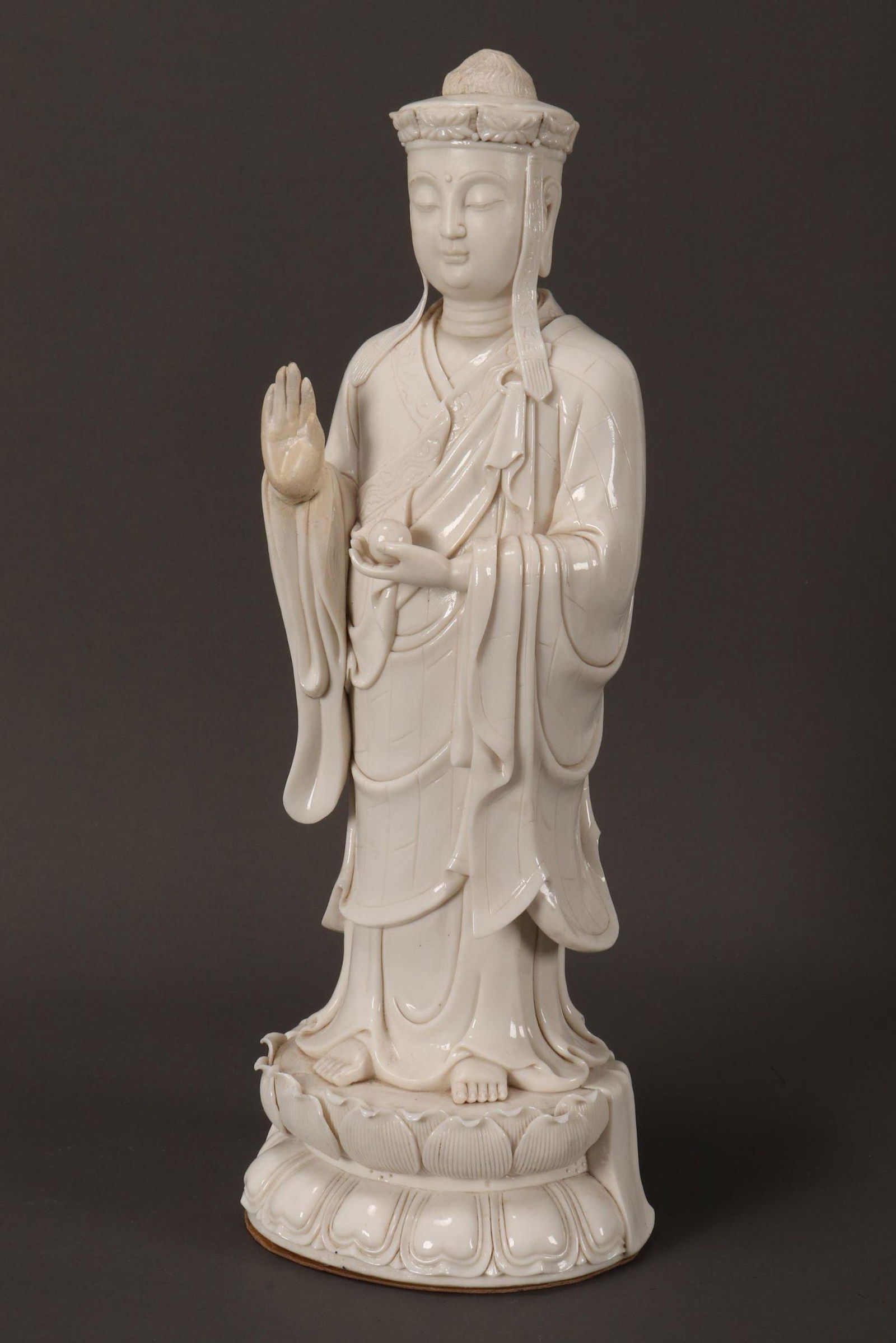 Chinese Blanc de Chine Buddha, (1 of 7)