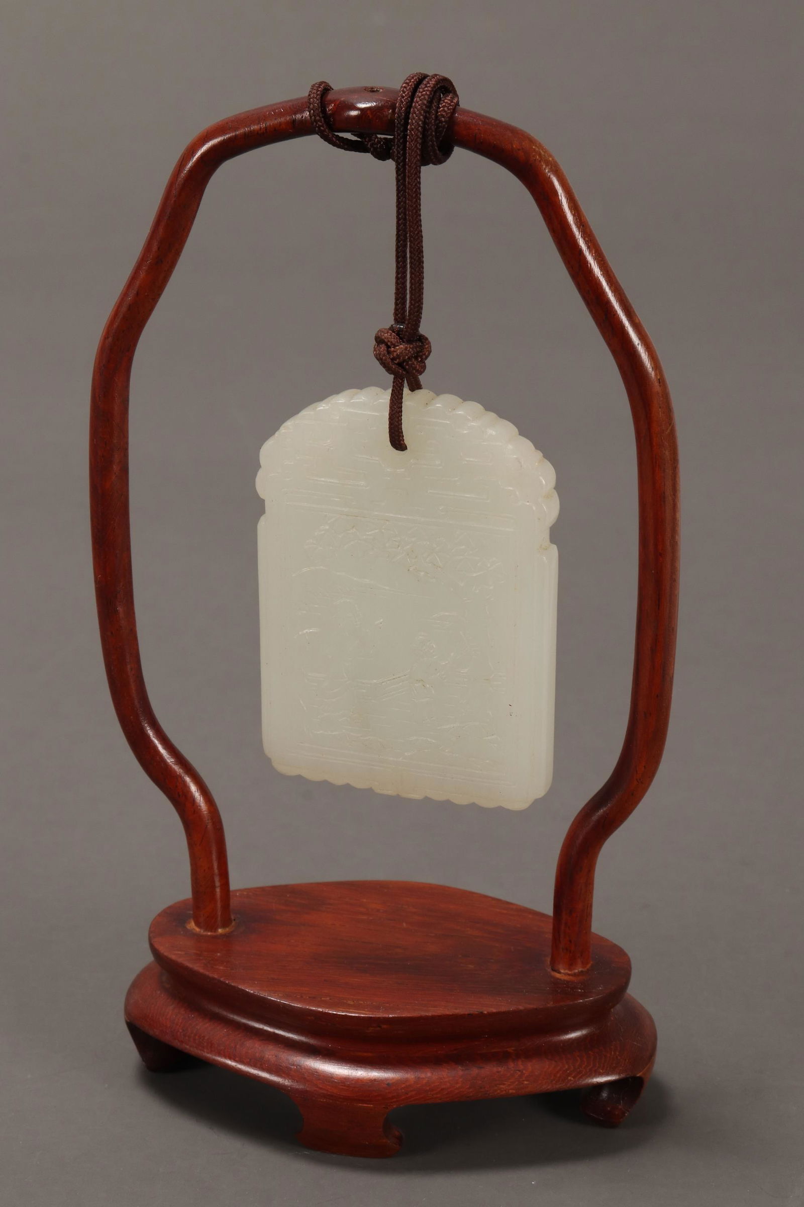 Chinese White Jade Panel, (1 of 3)