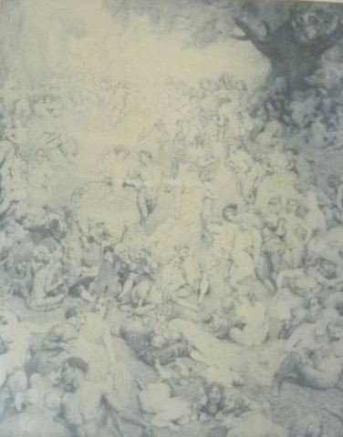 Norman Lindsay, (1879-1969): The Duke in Arcady, 1925 Etching and Stipple, no:52 Signed, titled, dated and numbered below image 27cm x 29cm With Certificate and Exhibit History