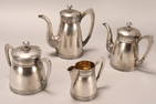 Russian Four Piece Silver Tea and Coffee Set,