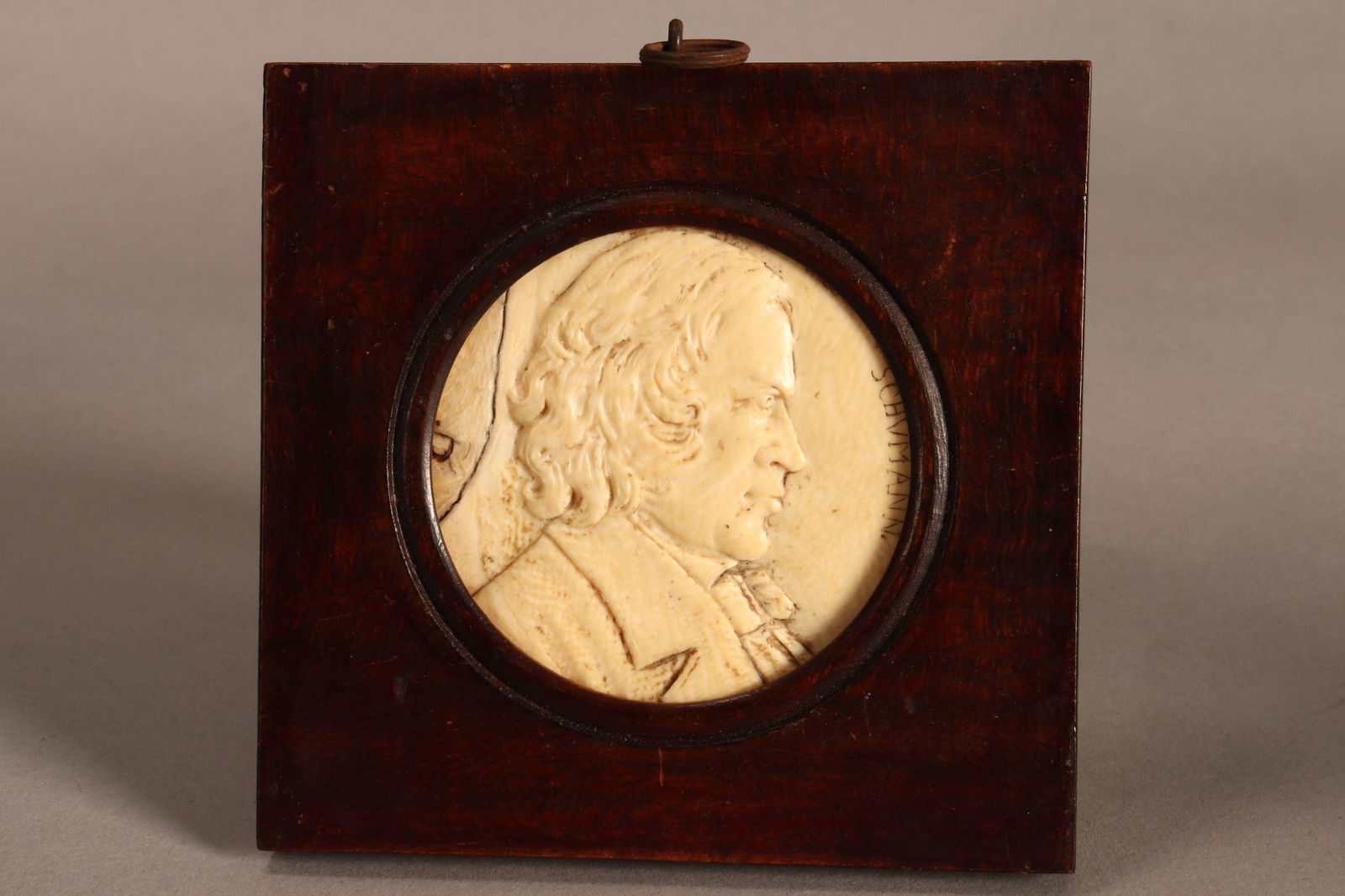 Late 19th Century Carved Plaque, (1 of 2)