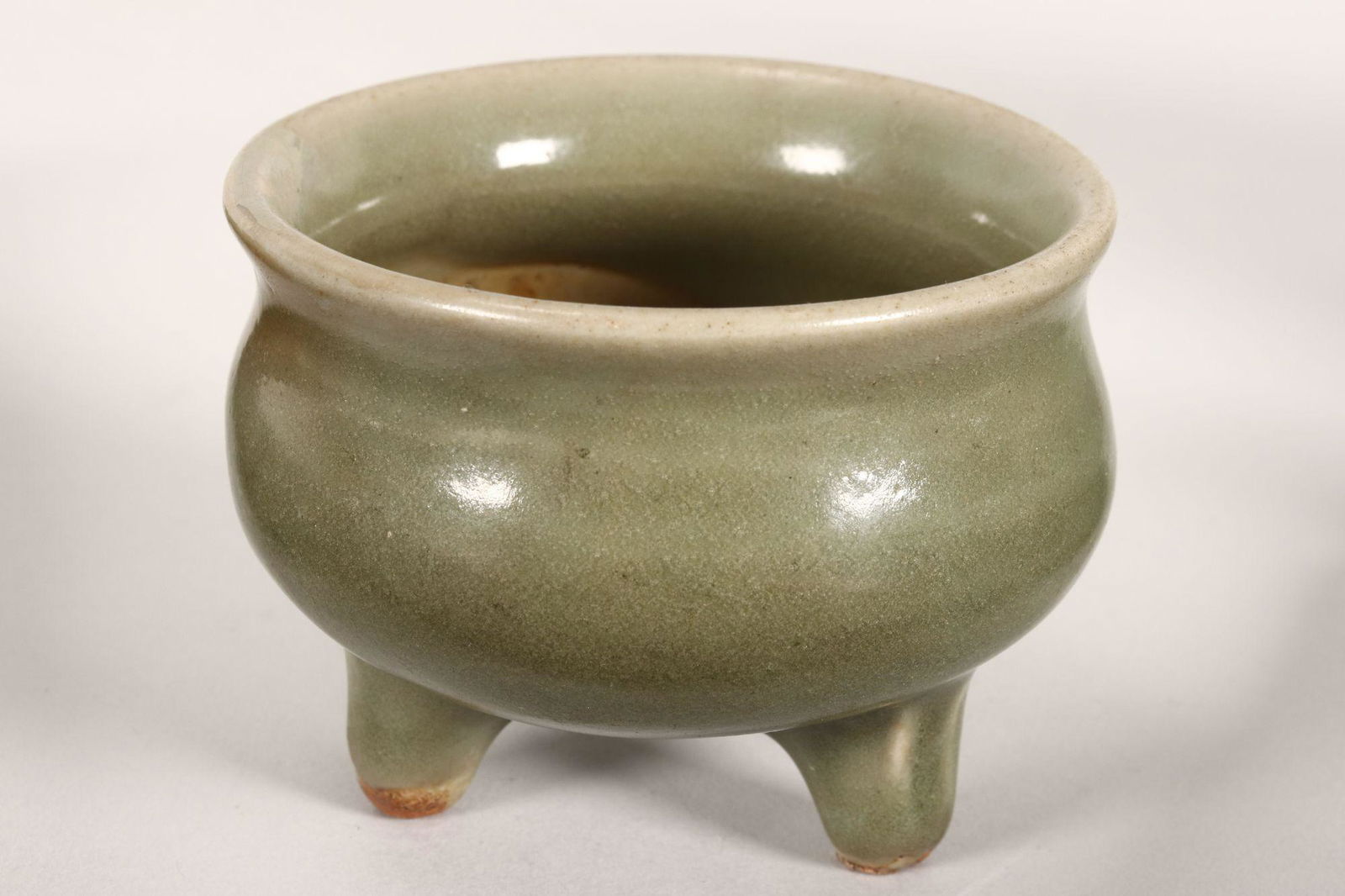 Chinese Celadon Censer, (1 of 3)