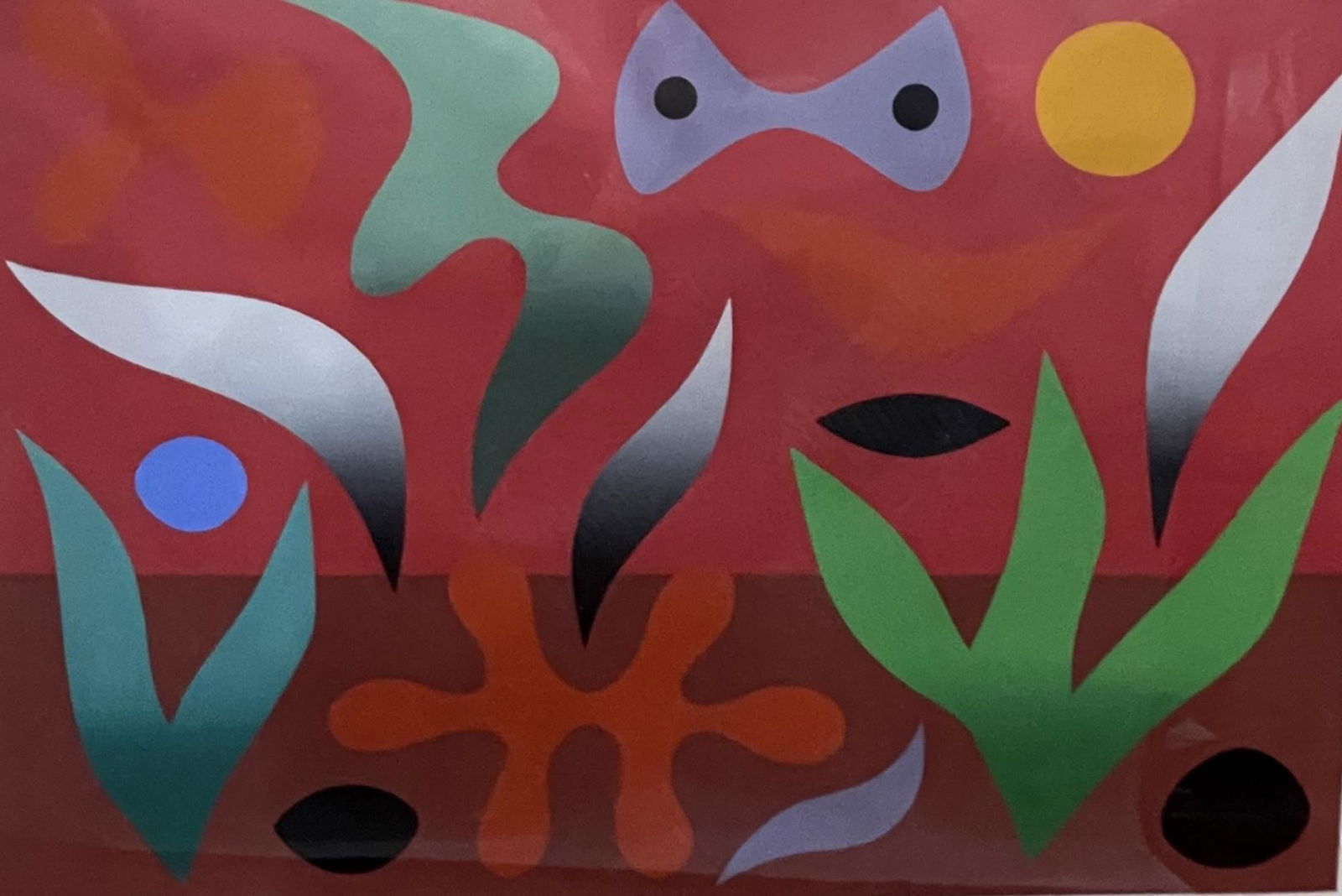 John Coburn (1925-2006),: Summer Garden, 1976 screenprint 3/50 signed, titled and editioned below image 65.5cm x 97cm