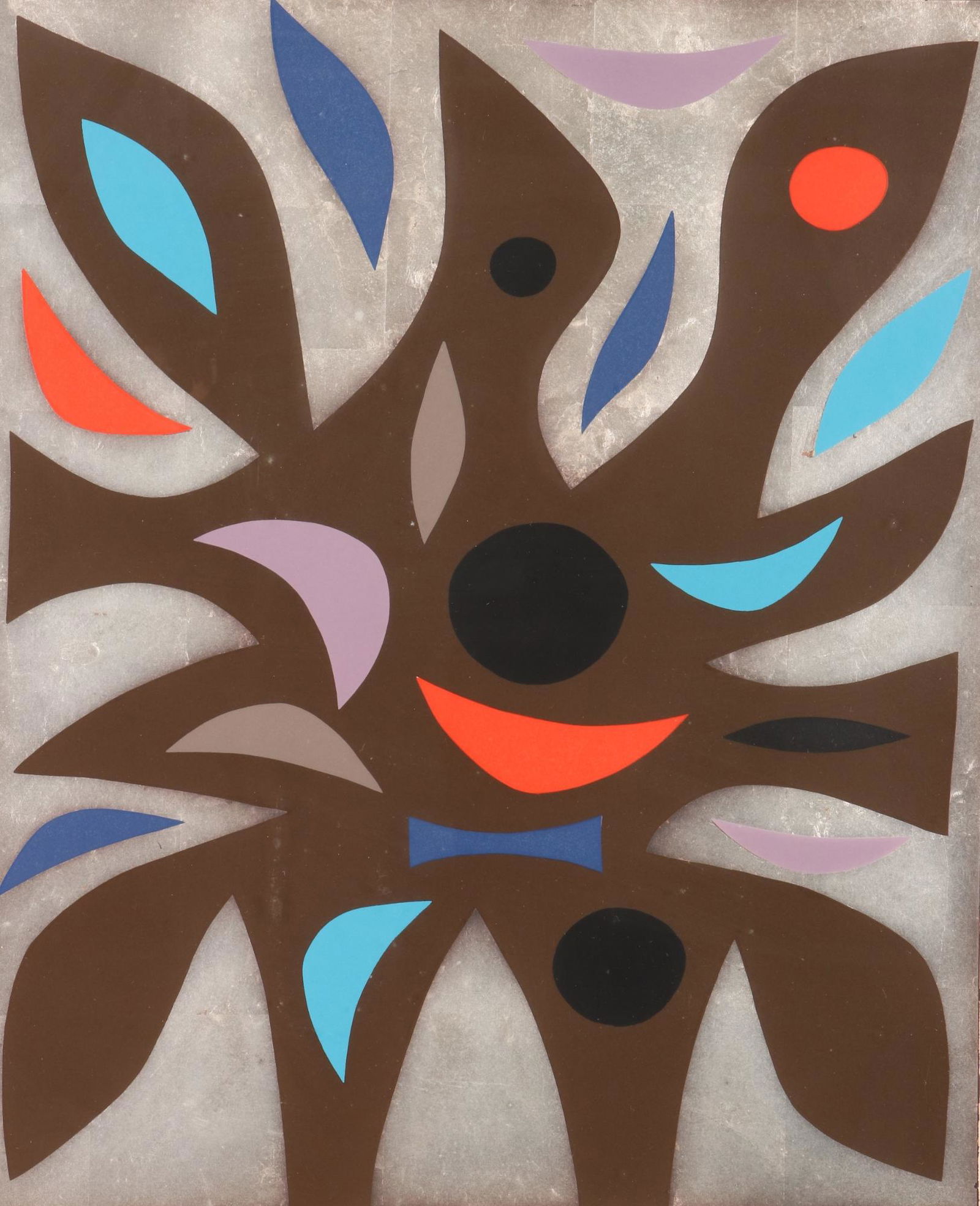 John Coburn (1925-2006),: Silver Phoenix, 1980 screenprint 5/40 signed, titled and editioned below image 58cm x 38cm, Provenance: The Barry Stern Galleries, 1981