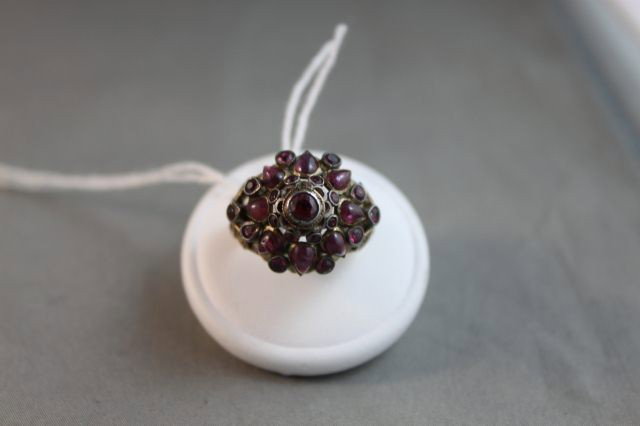 Ruby Cluster Ring,