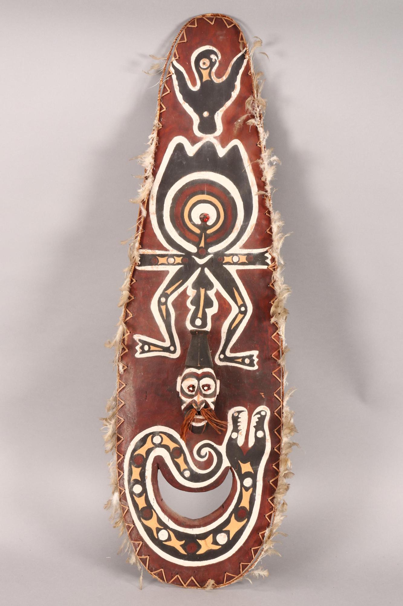Papua New Guinea, Gogodala, Dance Shield, (1 of 6)