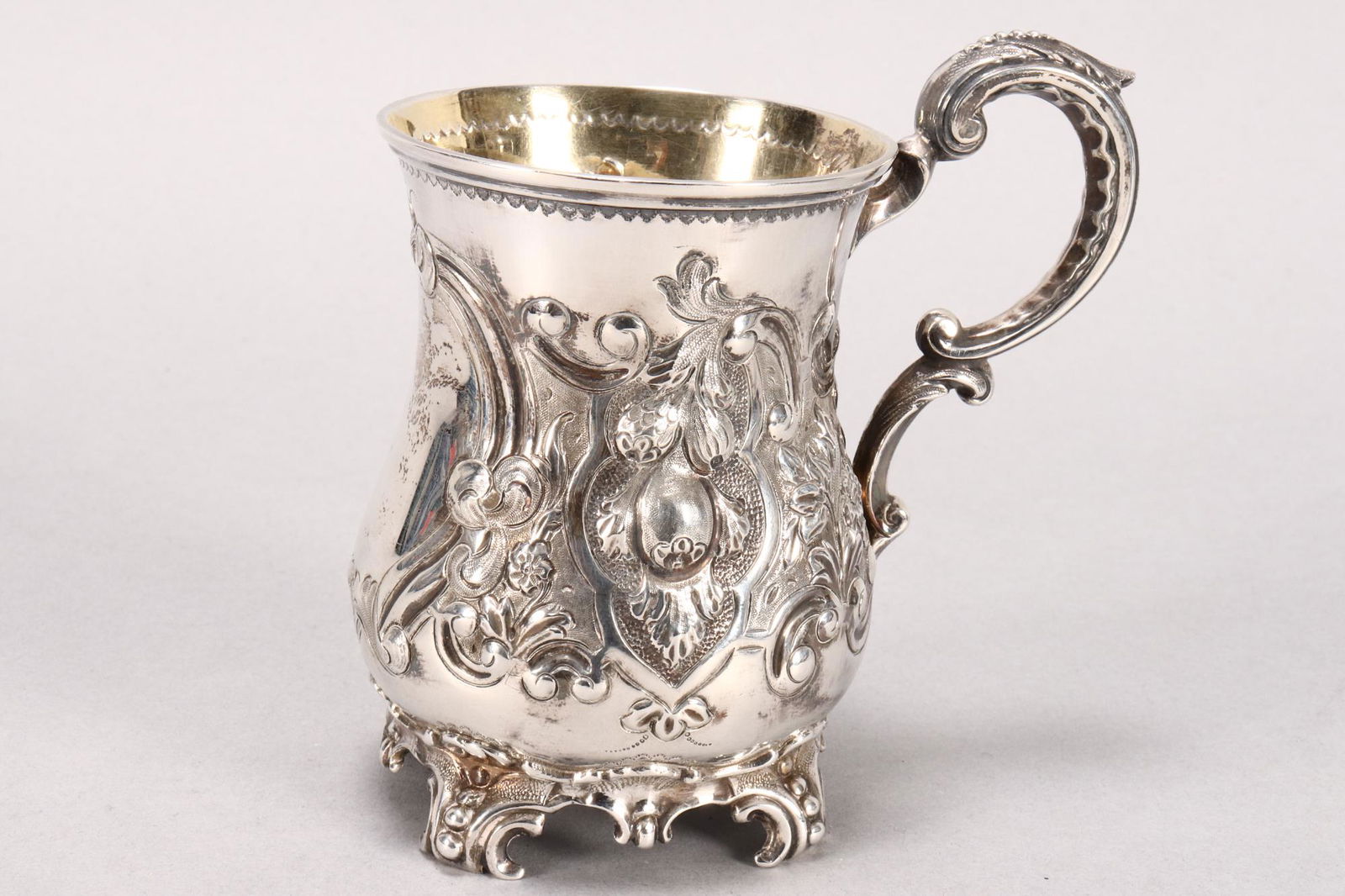 Victorian Sterling Silver Christening Mug, (1 of 5)