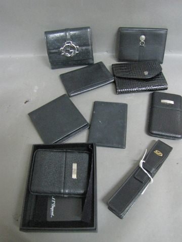 Selection of Leather Designer Accessories ,: Including Dupont , Pierre Cardin and Gucci (8)