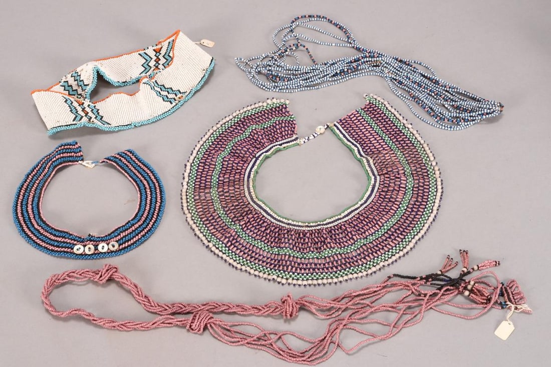 Five Xhosa People Bead Items, South Africa, (1 of 1)