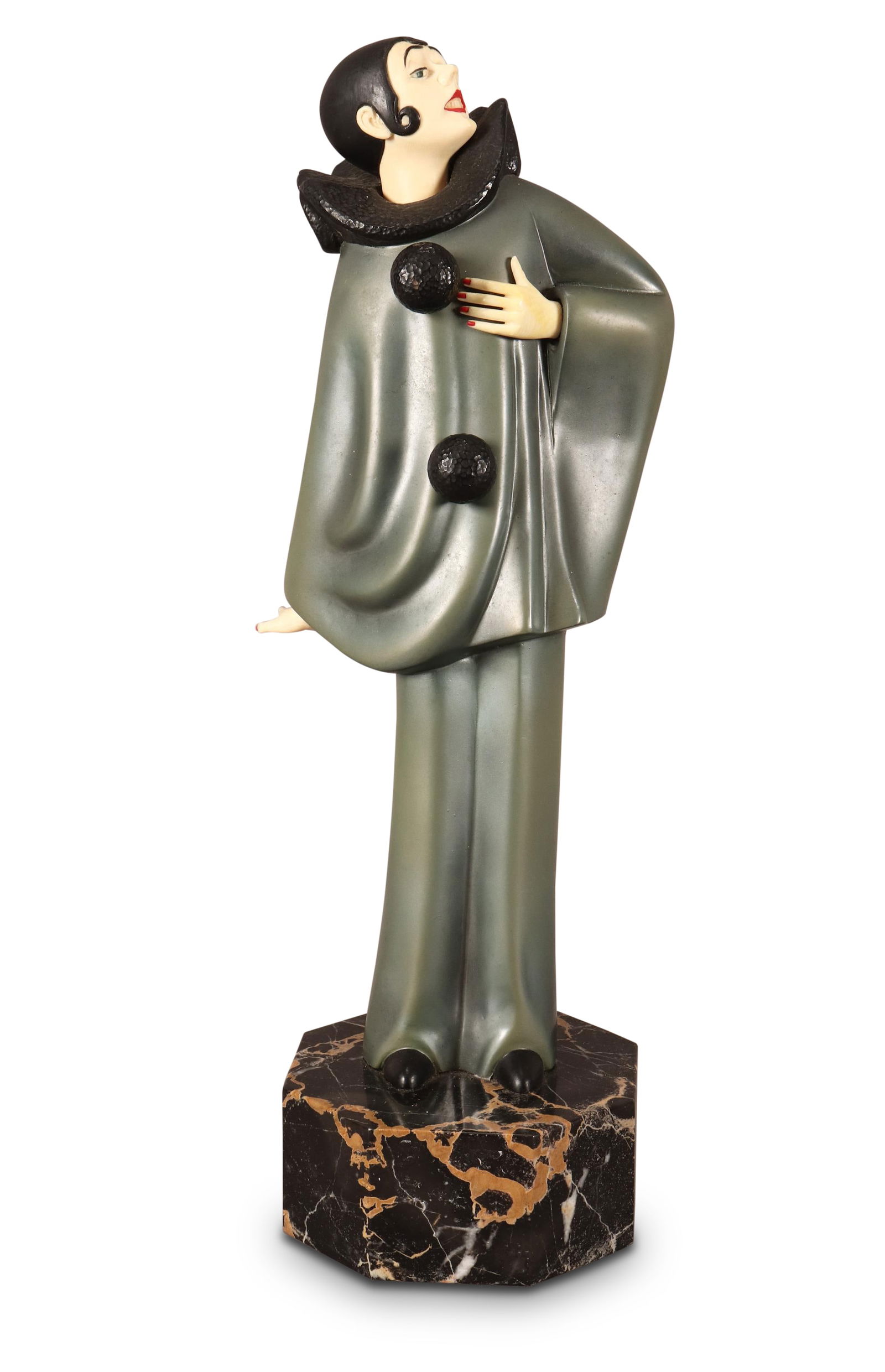 Roland Paris (1894-1945) Art Deco Cold Painted Bronze Figure, (1 of 11)