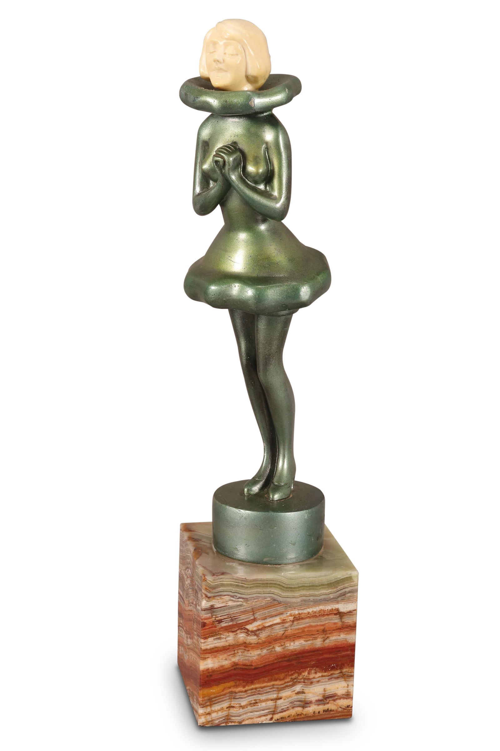 Roland Paris (1894-1945) Art Deco Cold Painted Bronze Figure, (1 of 11)