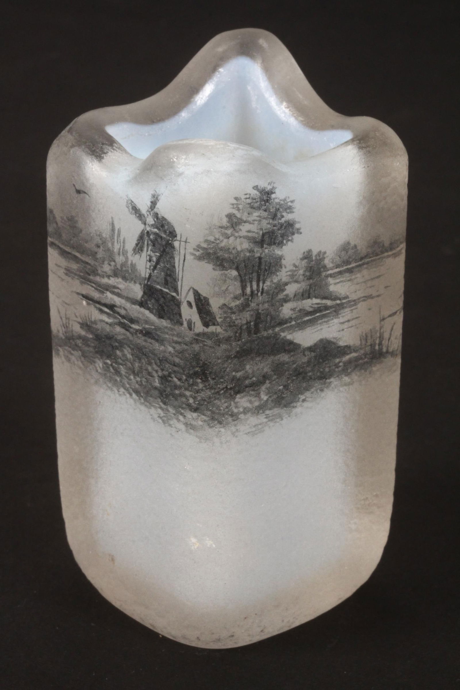 French Daum Glass Vase, (1 of 2)