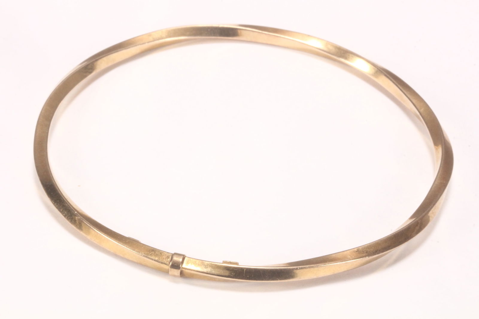Italian 9ct Gold Bangle, (1 of 2)