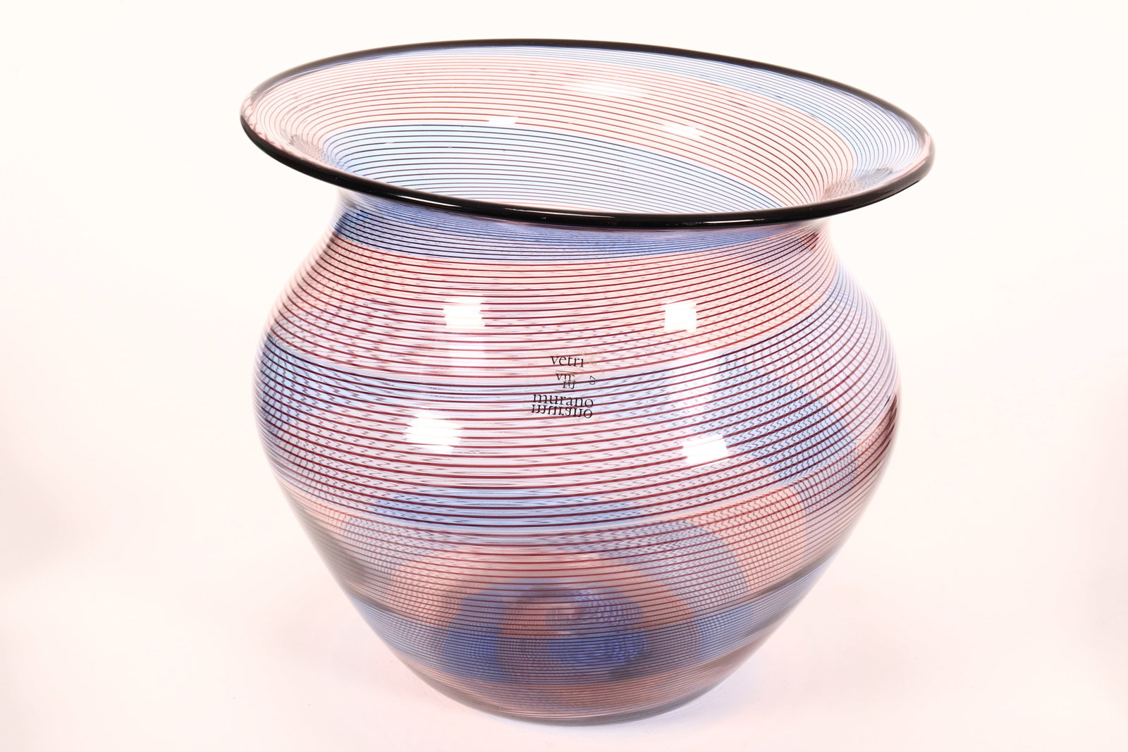 Barovier and Toso Murano Art Glass Vase, (1 of 2)