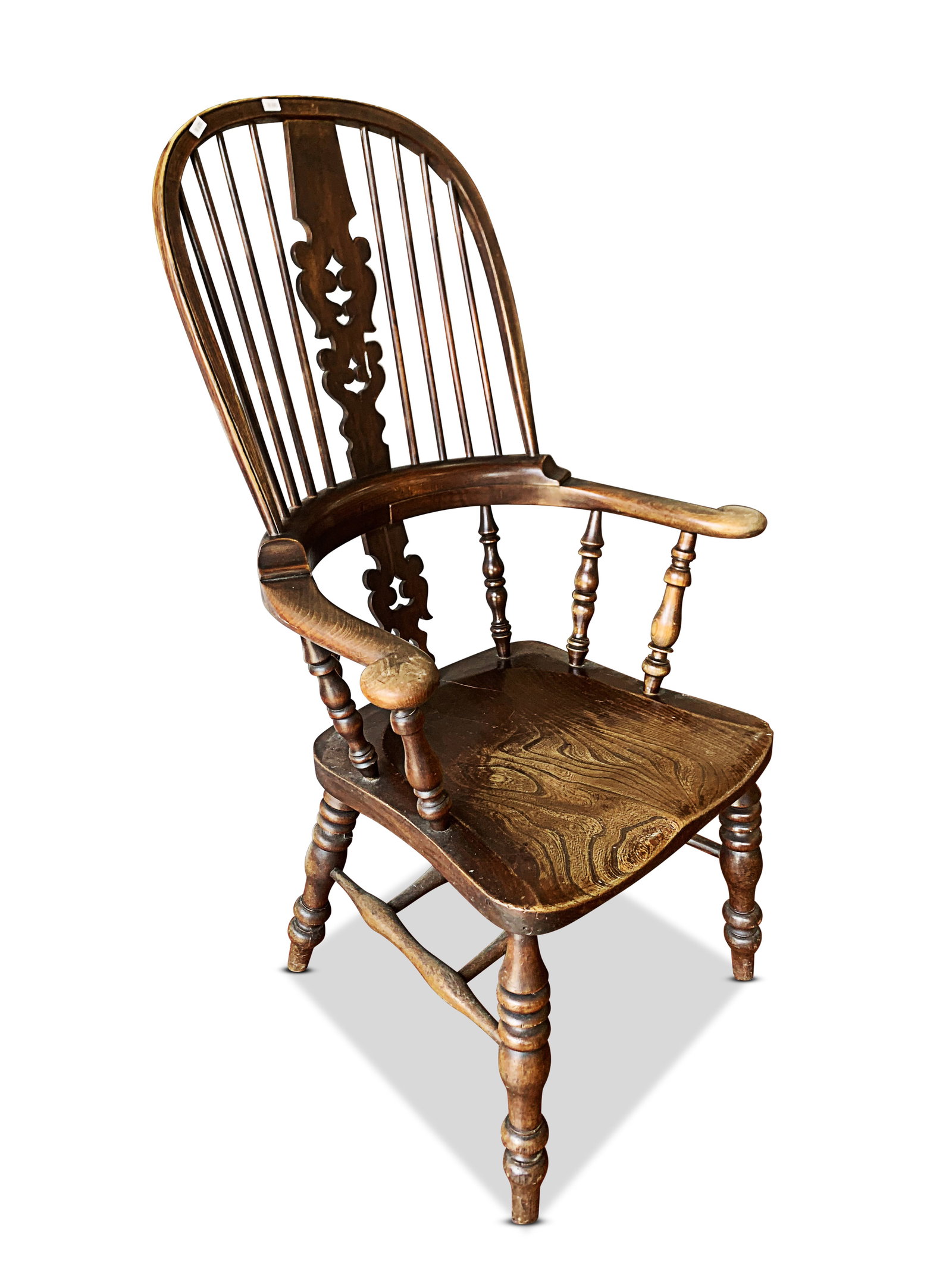 Large 19th Century Elm Windsor Chair, (1 of 3)