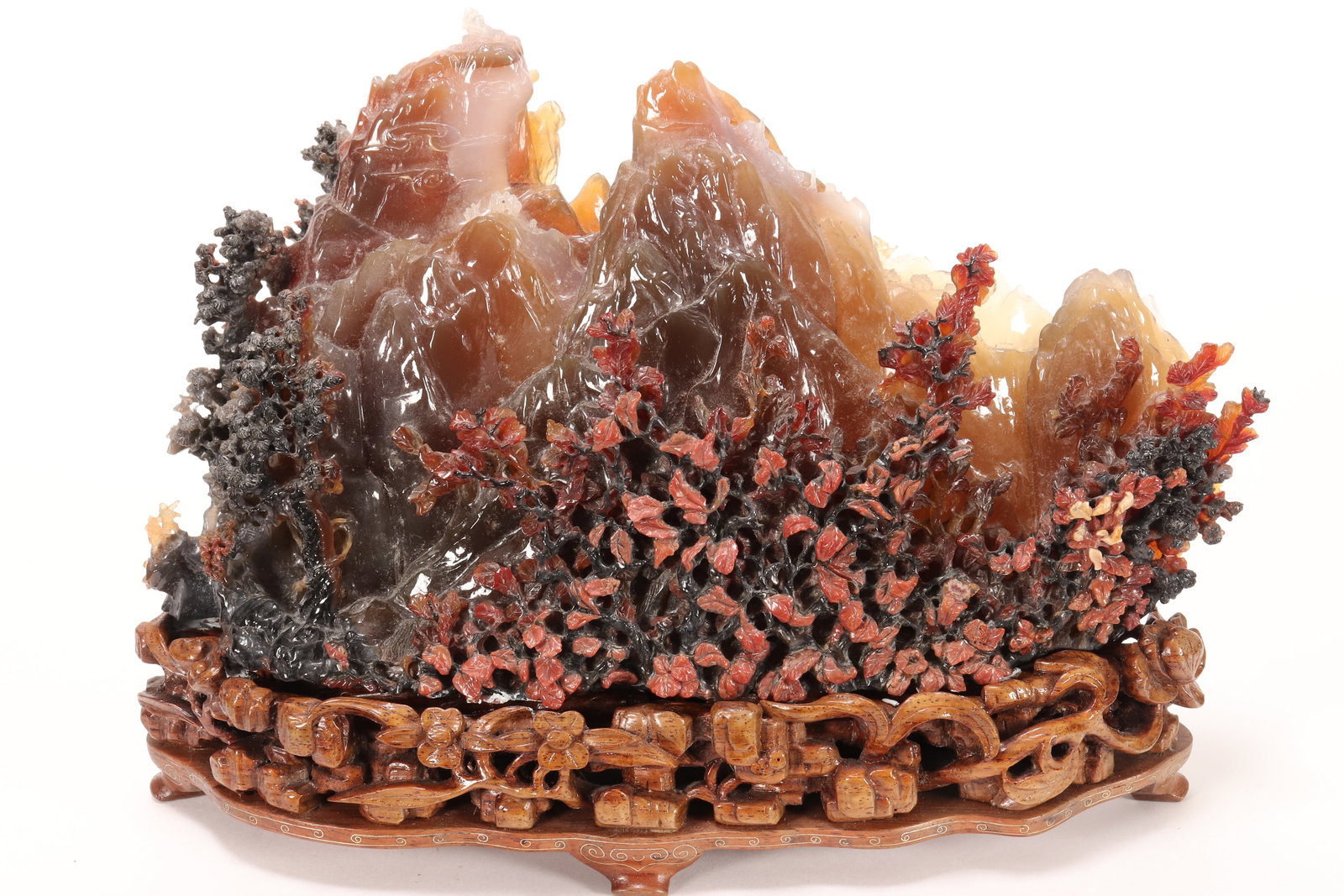 Large Chinese Agate Carving, (1 of 2)