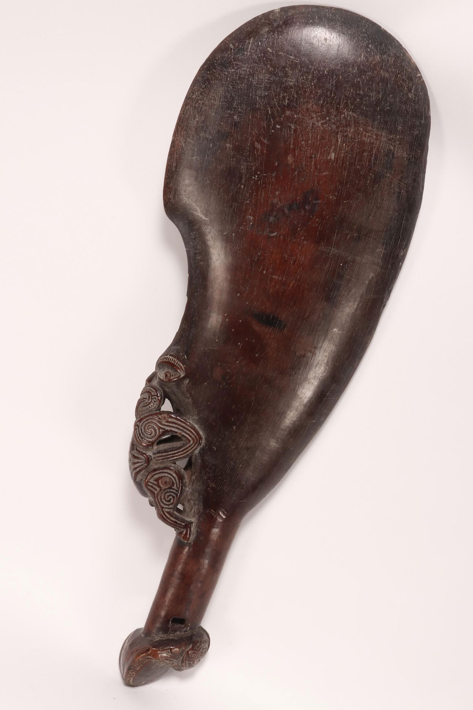 18th/19th Century Maori Wood Wahaika, (1 of 9)