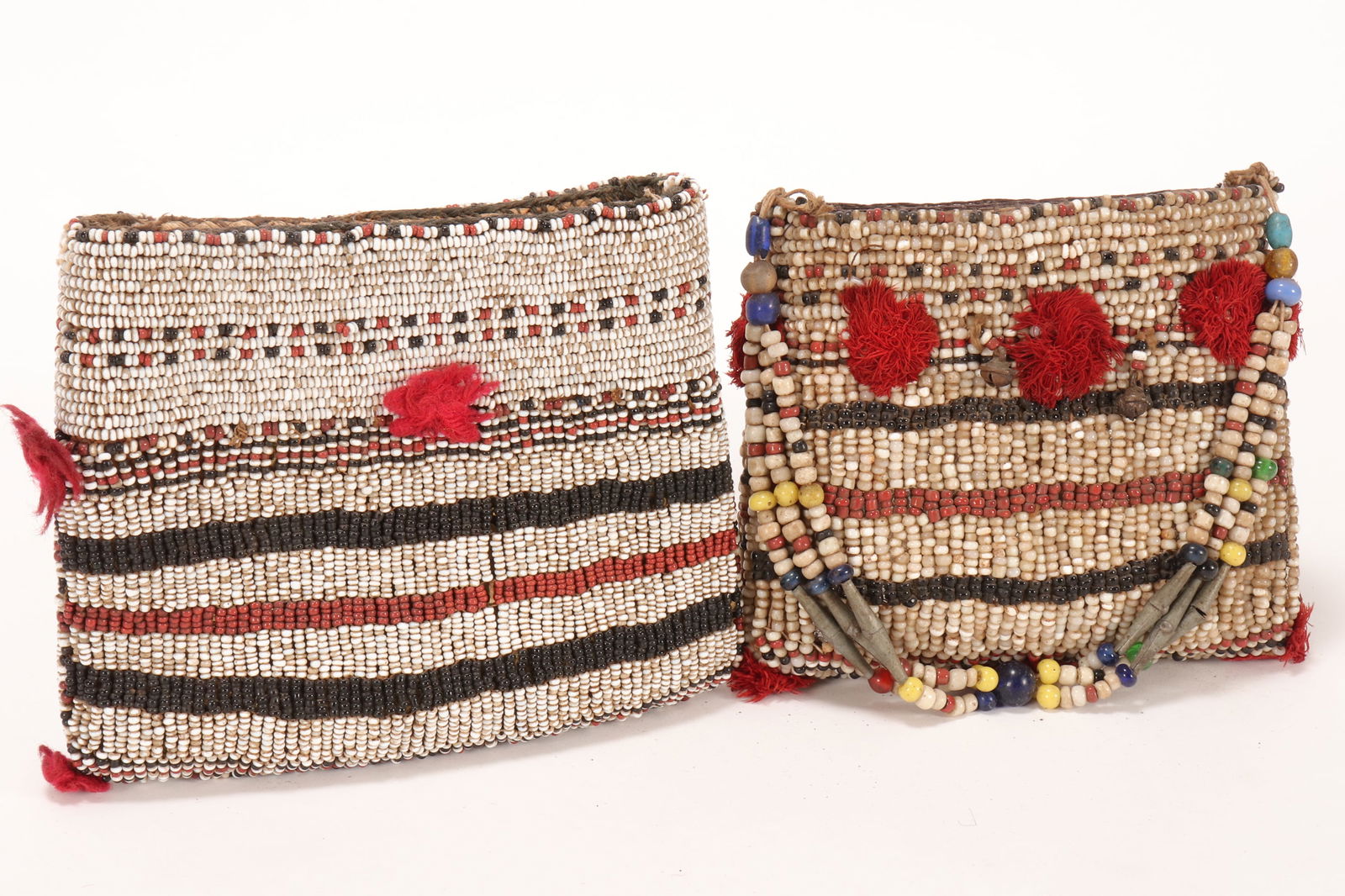 Two Batak People Beaded Betel Bags, North Sumatra, (1 of 1)