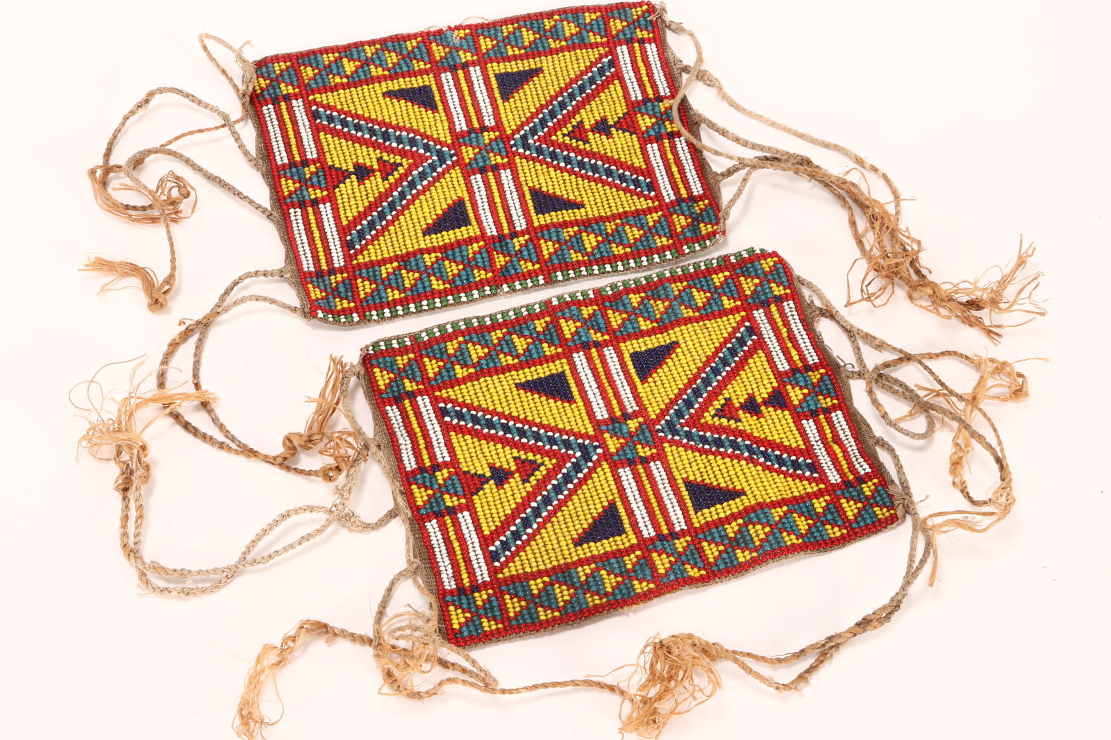 Pair of Admiralty Islands Beaded Arm Bands, Papua New Guinea, (1 of 1)