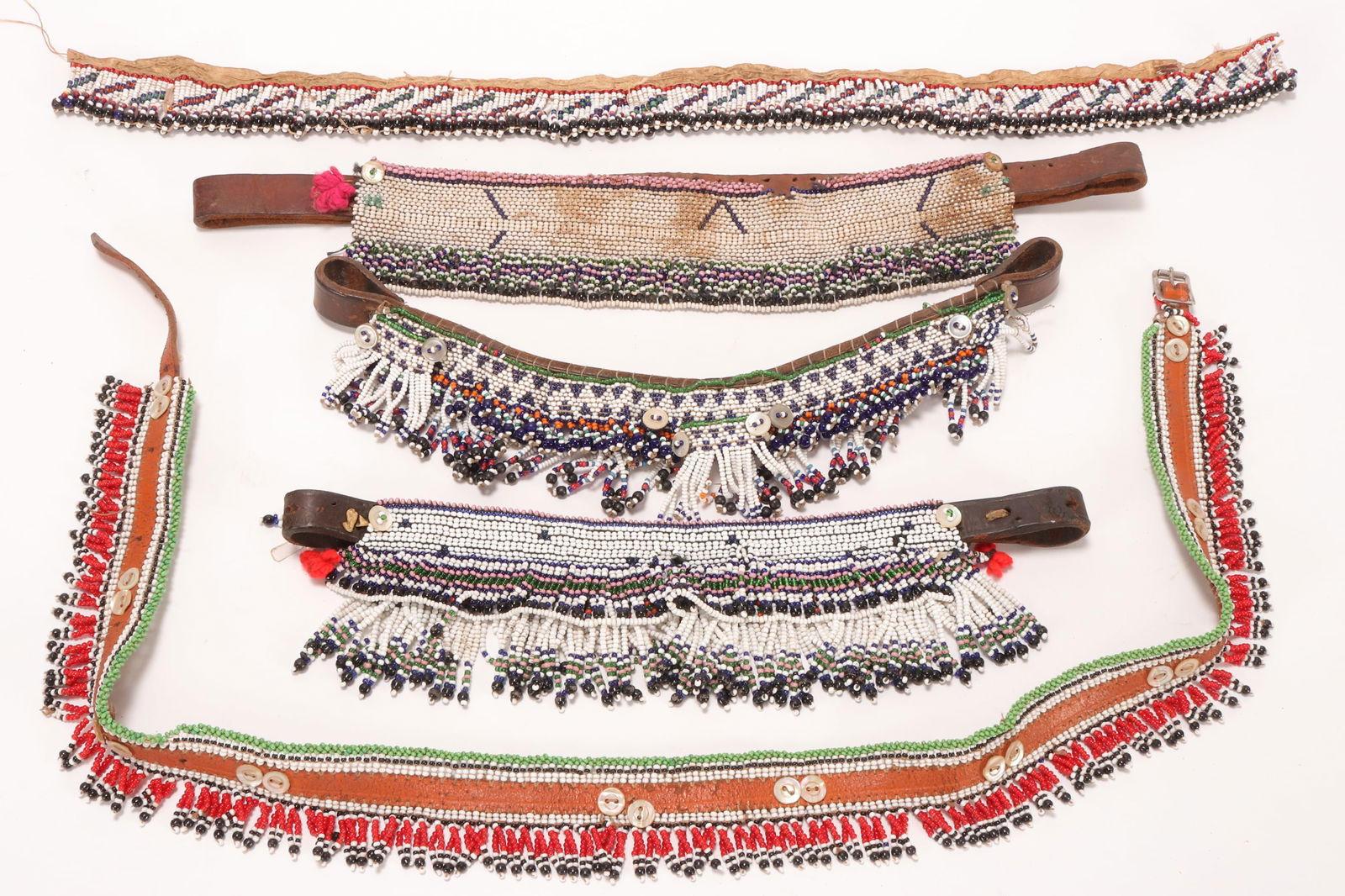 Group of Assorted Xhosa People Bead Belts, South Africa, (1 of 1)