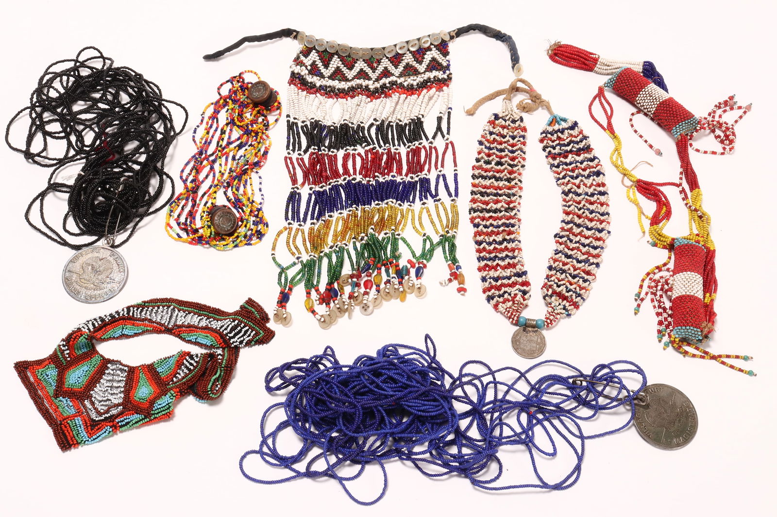 Group of Assorted Bead Necklaces, (1 of 1)