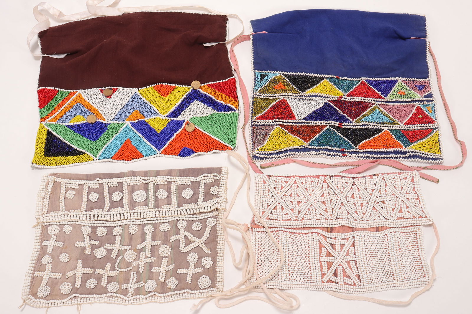 Two African Beaded Aprons, (1 of 1)