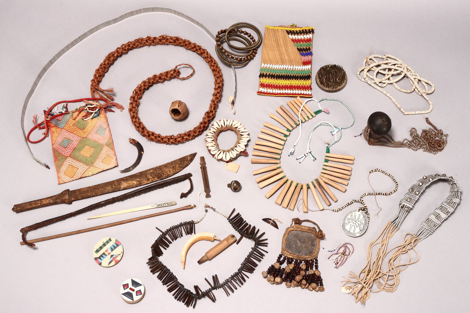 Group of Assorted Tribal Items, (1 of 1)