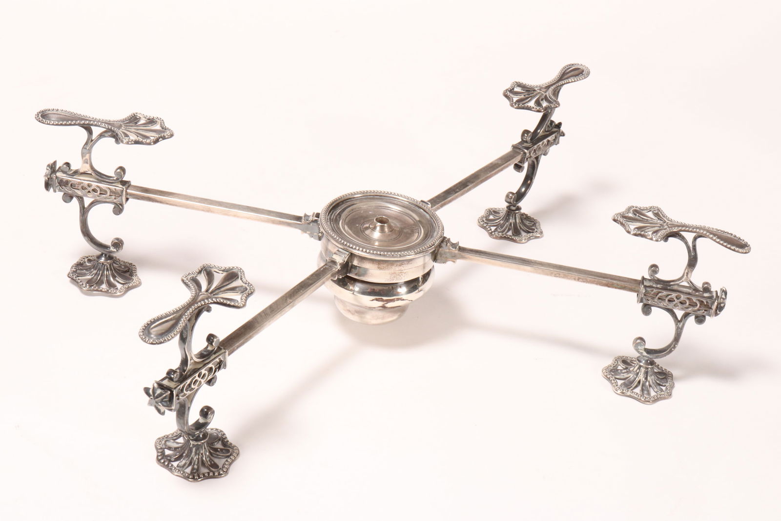 George III Sterling Silver Dish Cross, (1 of 4)