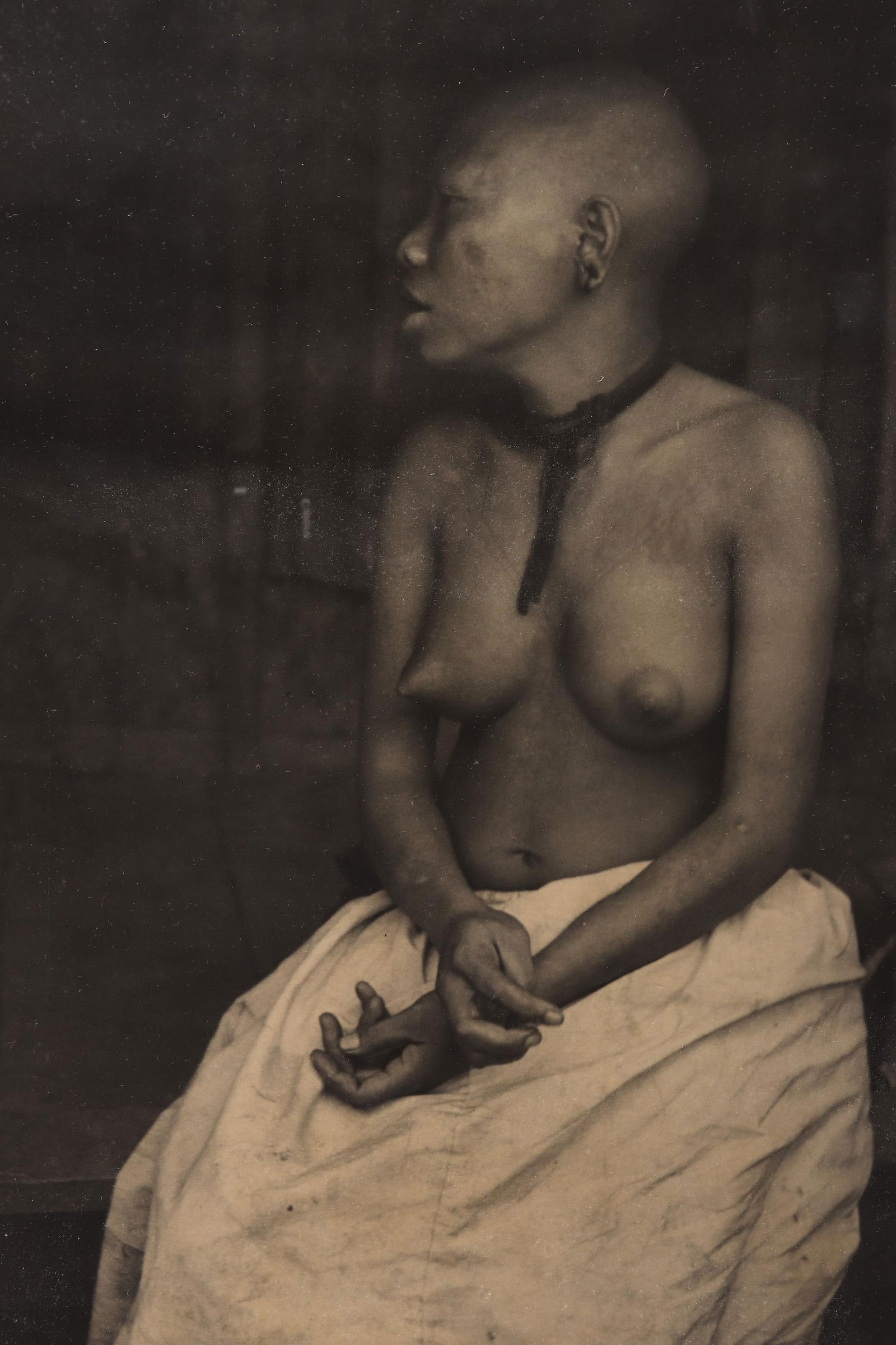Maxwell Spencer (Max) Dupain (1911-92),: Trobriand Island Native Woman, 1945 silver gelatin print signed and dated lower right 48.5cm x 39cm