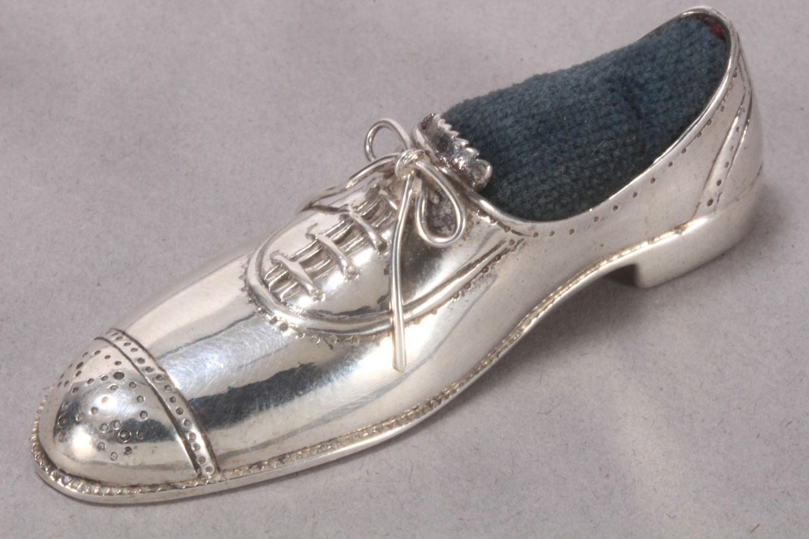 Italian Sterling Silver Novelty Pin Cushion, (1 of 5)