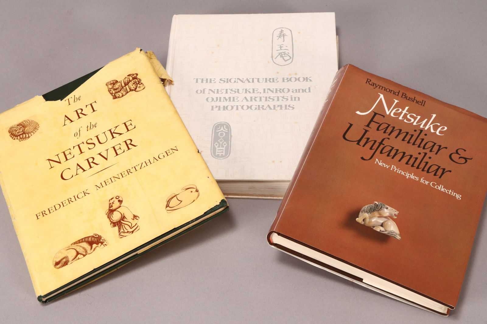 Three Reference Books on Netsuke, (1 of 1)