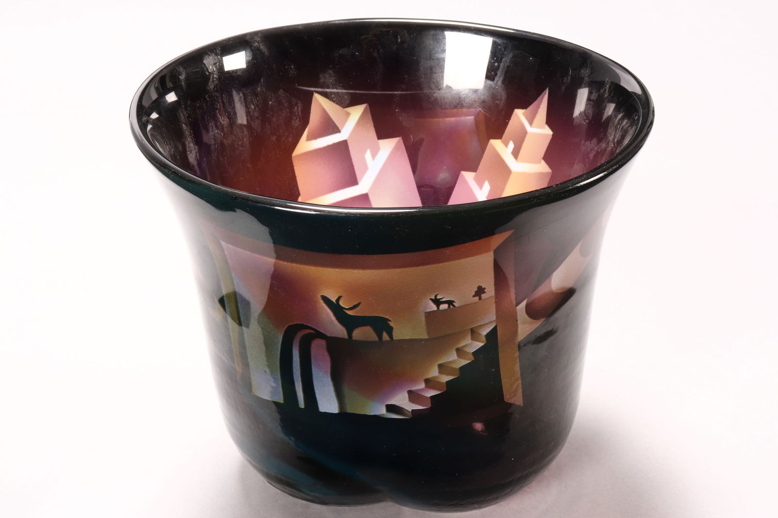 Bertil Vallien (born 1938) Glass Vase, (1 of 3)