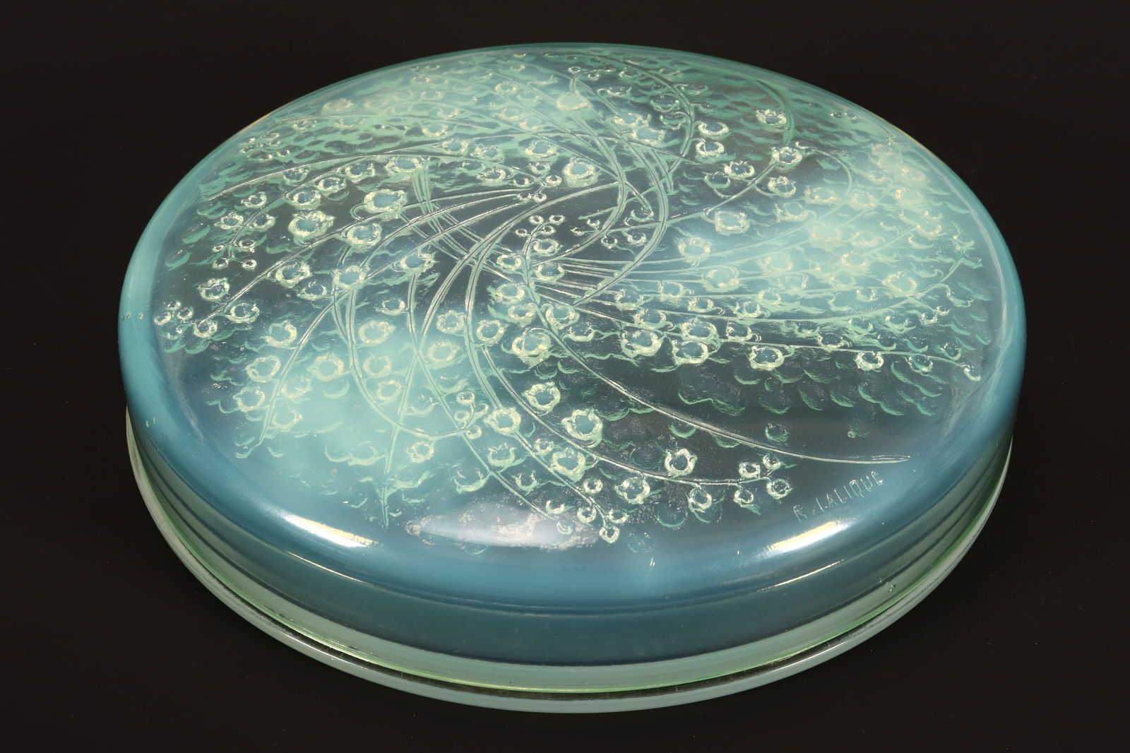 Rene Lalique 'Muguets' Box and Cover, (1 of 4)