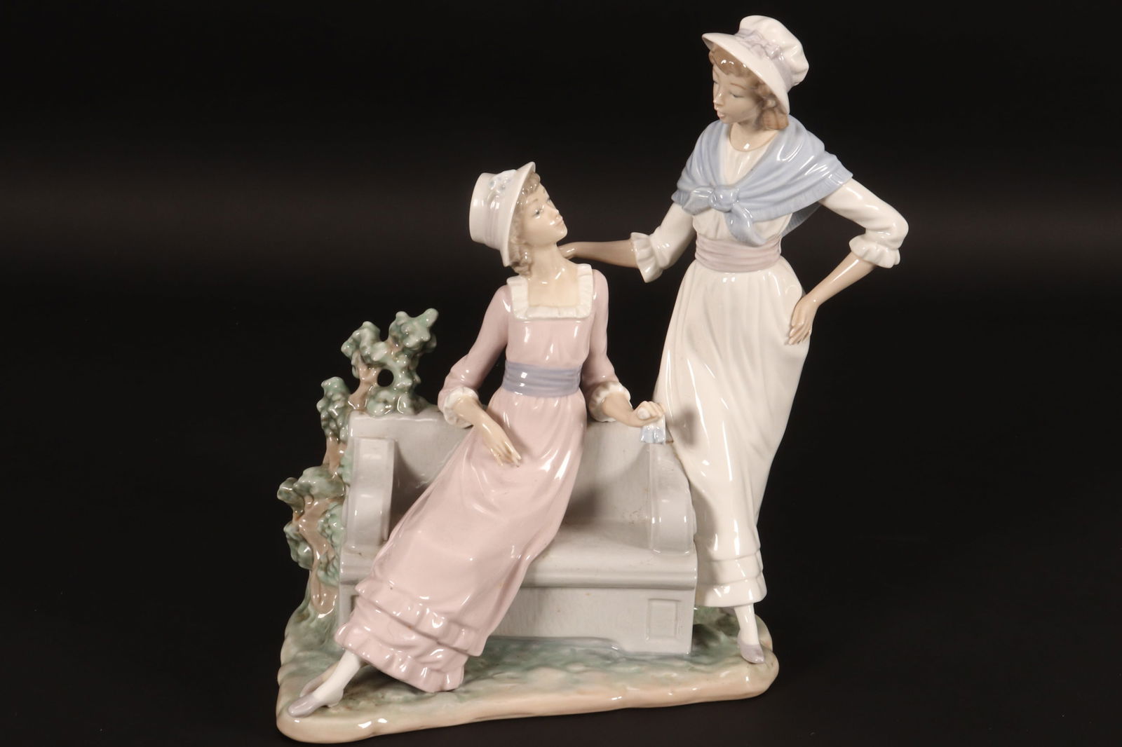 Lladro 'Ladies Talking' Porcelain Figure Group, (1 of 3)