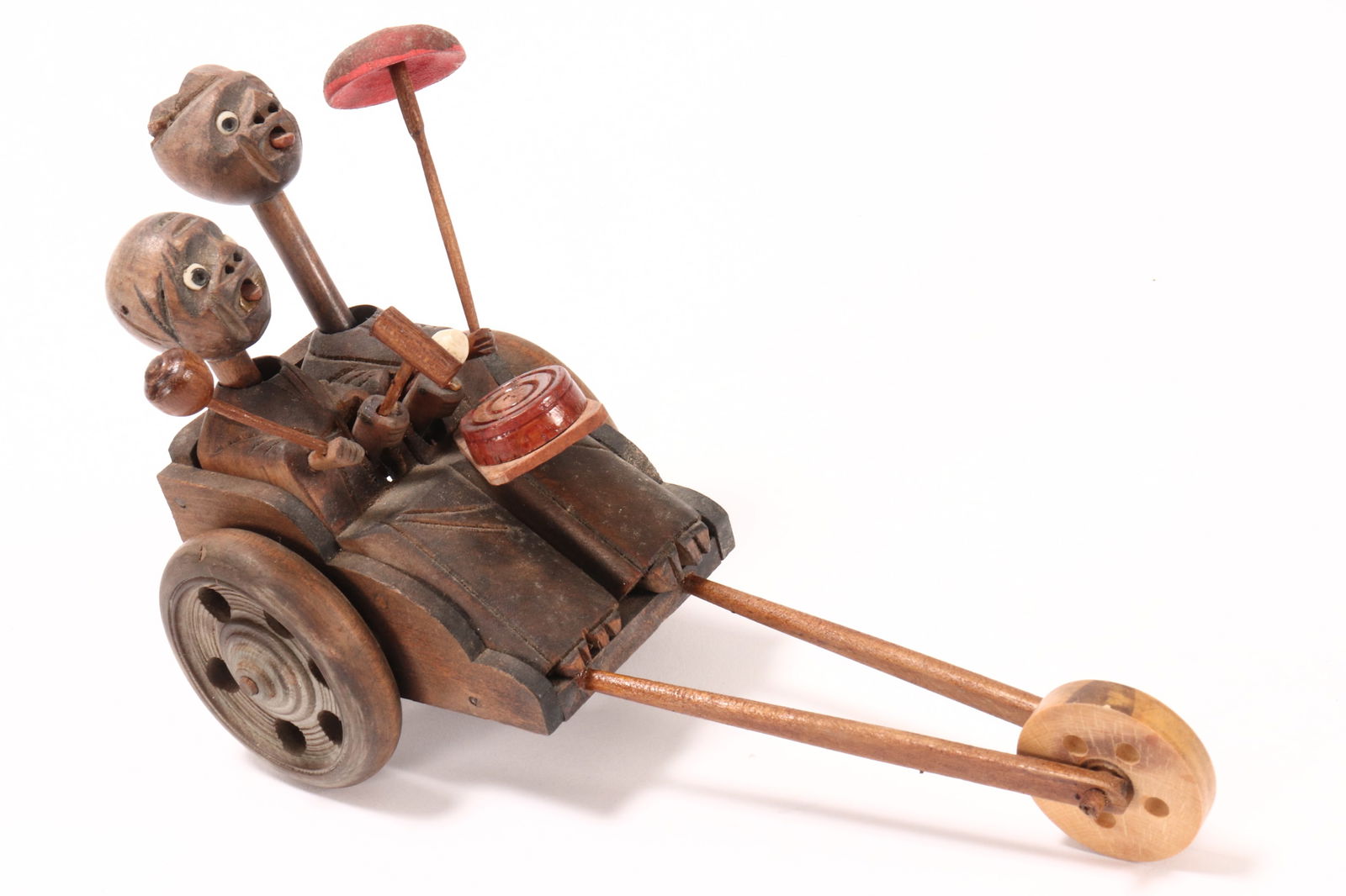 Rare Japanese Meiji Period Kobe Automaton Toy, (1 of 4)