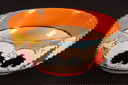 Clarice Cliff Fantasque Bizarre Pottery Bowl, (1 of 6)