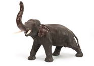 Wonderful Japanese Meiji Period Bronze Elephant, c.1890,