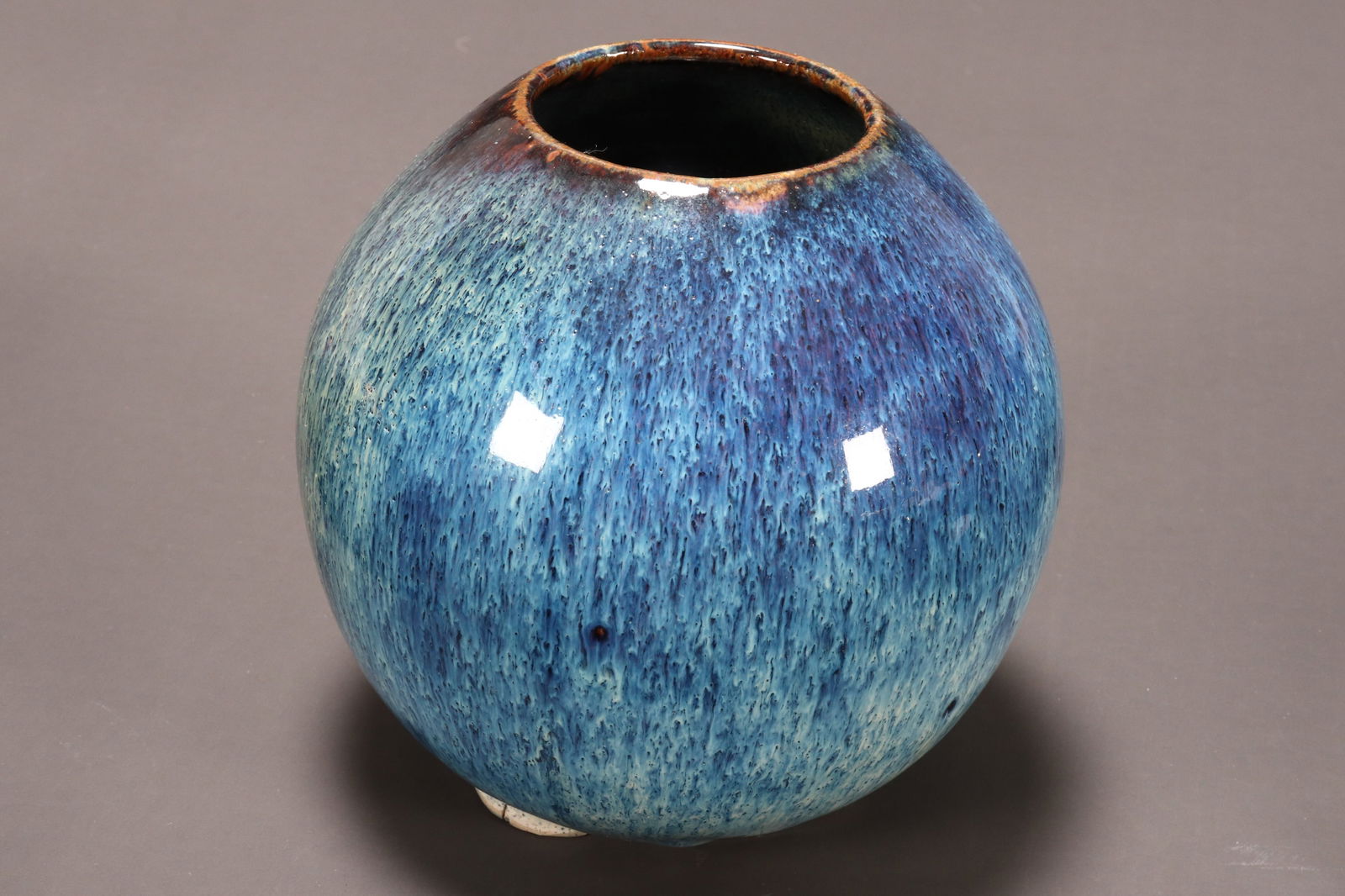 Chinese Jun Glaze Vase, (1 of 5)