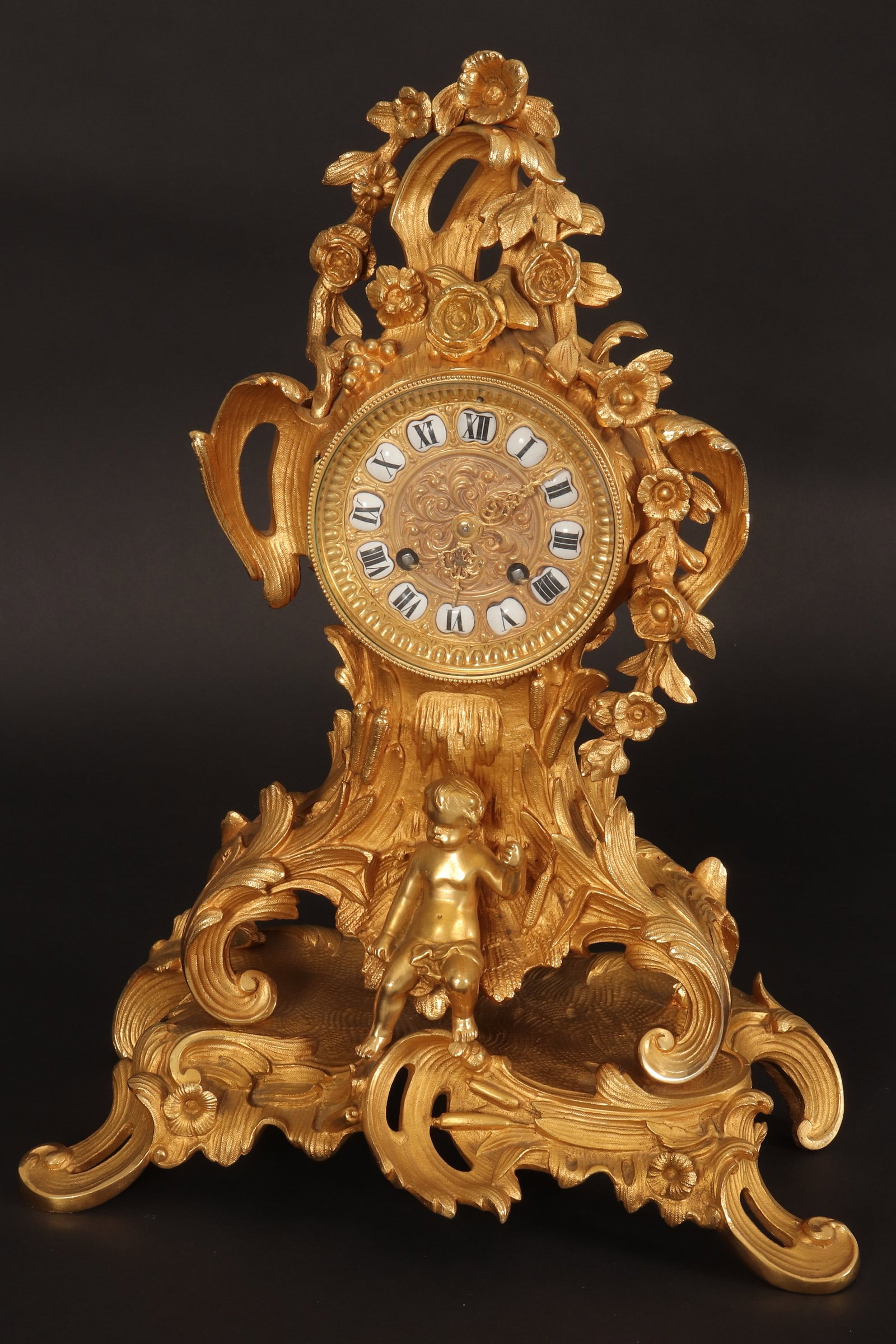 Good French Late 19th Century Ormolu Clock, (1 of 10)