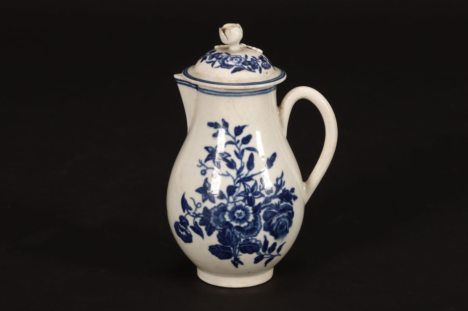 18th Century Worcester Dr.Wall Lidded Milk Jug, (1 of 4)