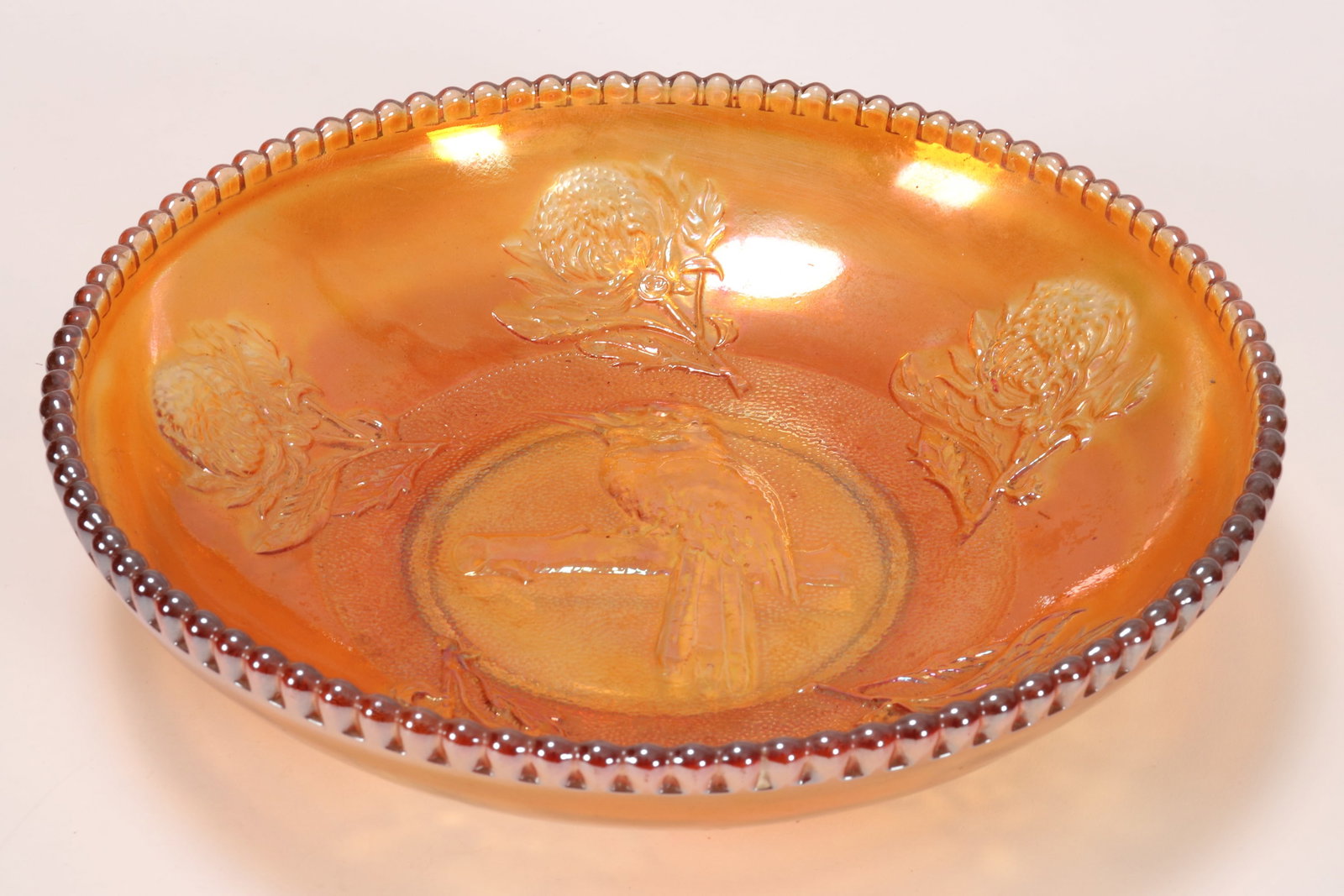 Australian Marigold Carnival Glass Bowl, c.1920, (1 of 1)