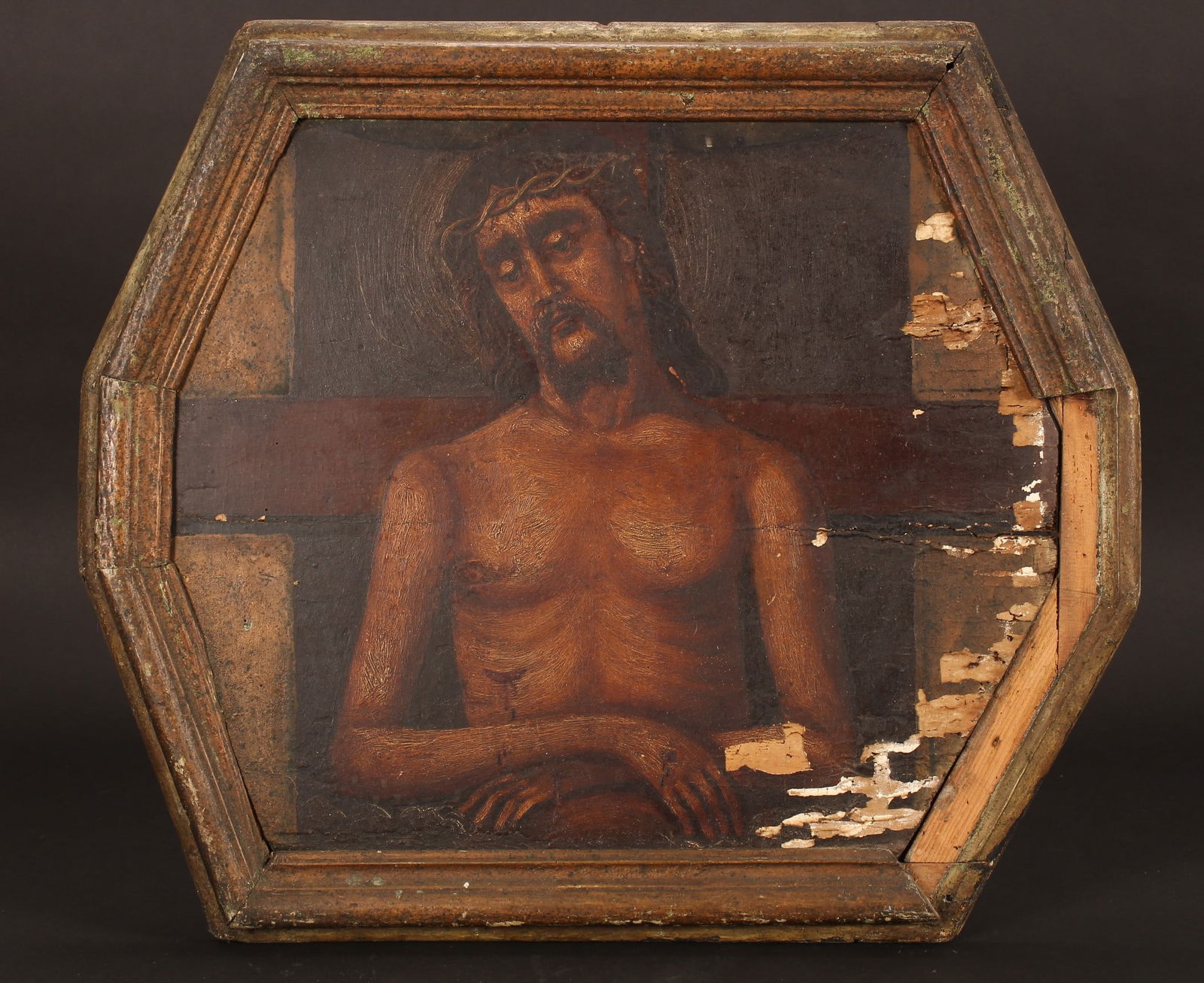 16th/17th Century Oil on Board, (1 of 10)