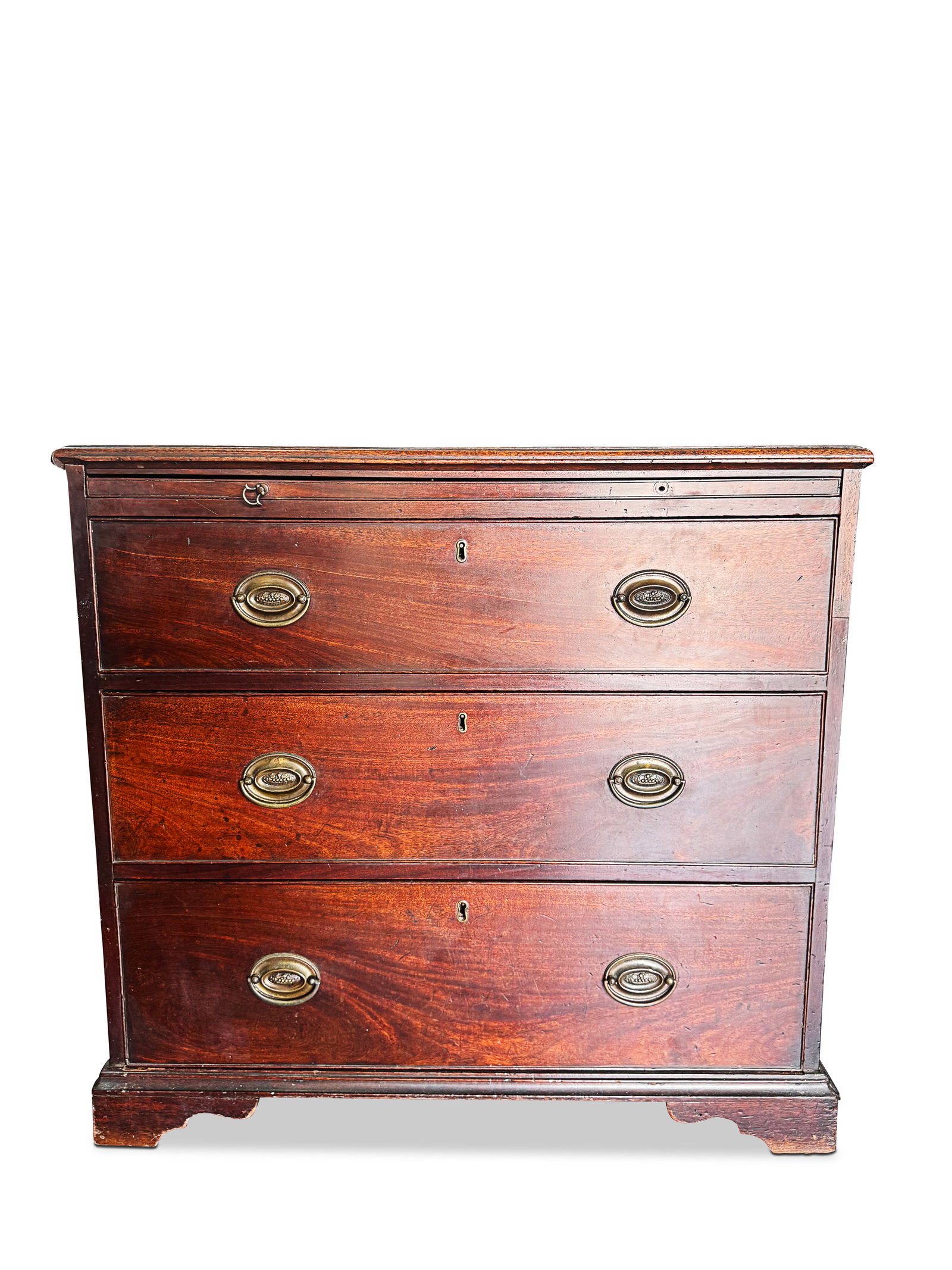 Petit George III Mahogany Chest of Drawers, (1 of 2)