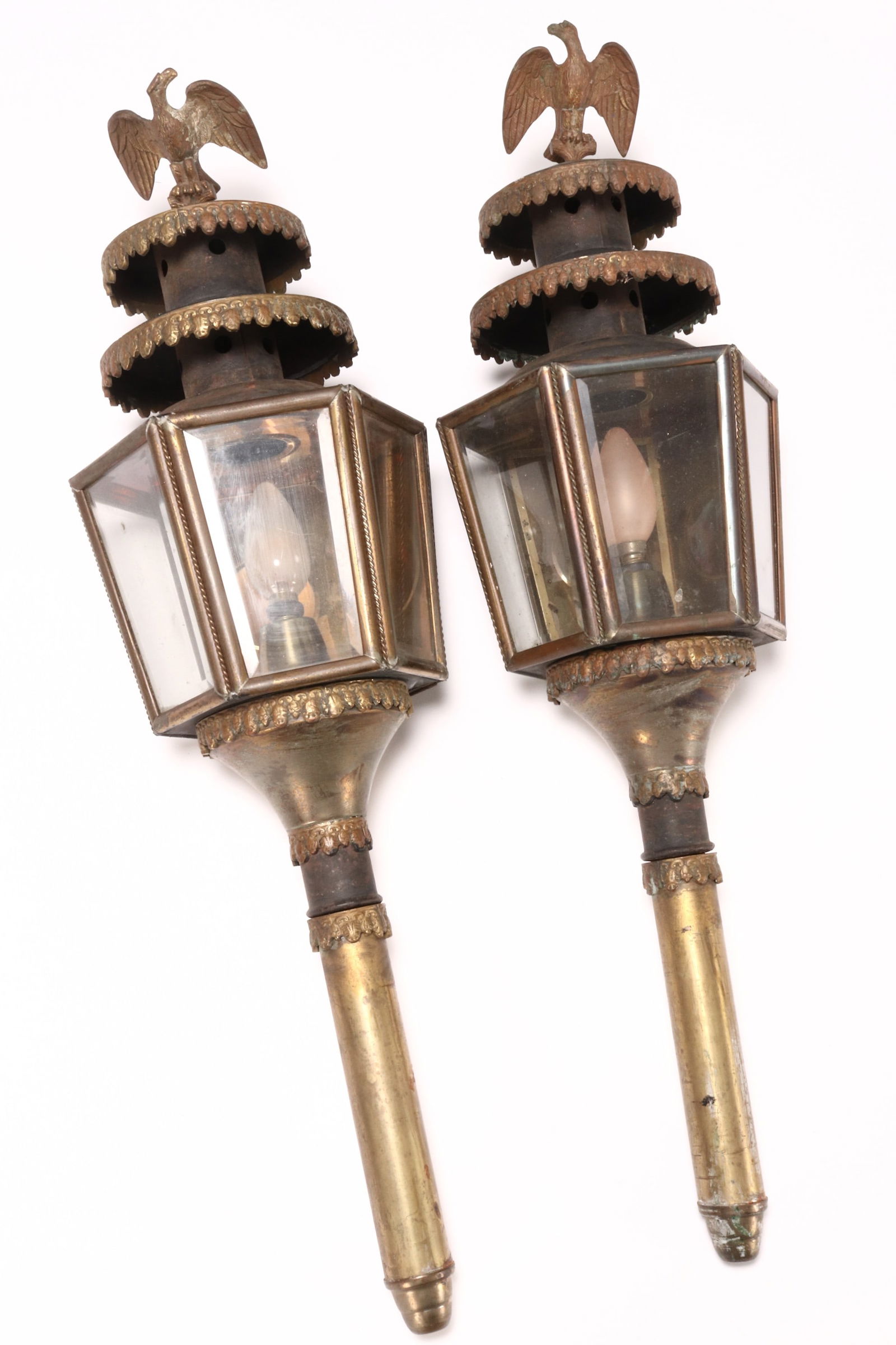 Pair of 19th Century Carriage Lanterns, (1 of 1)
