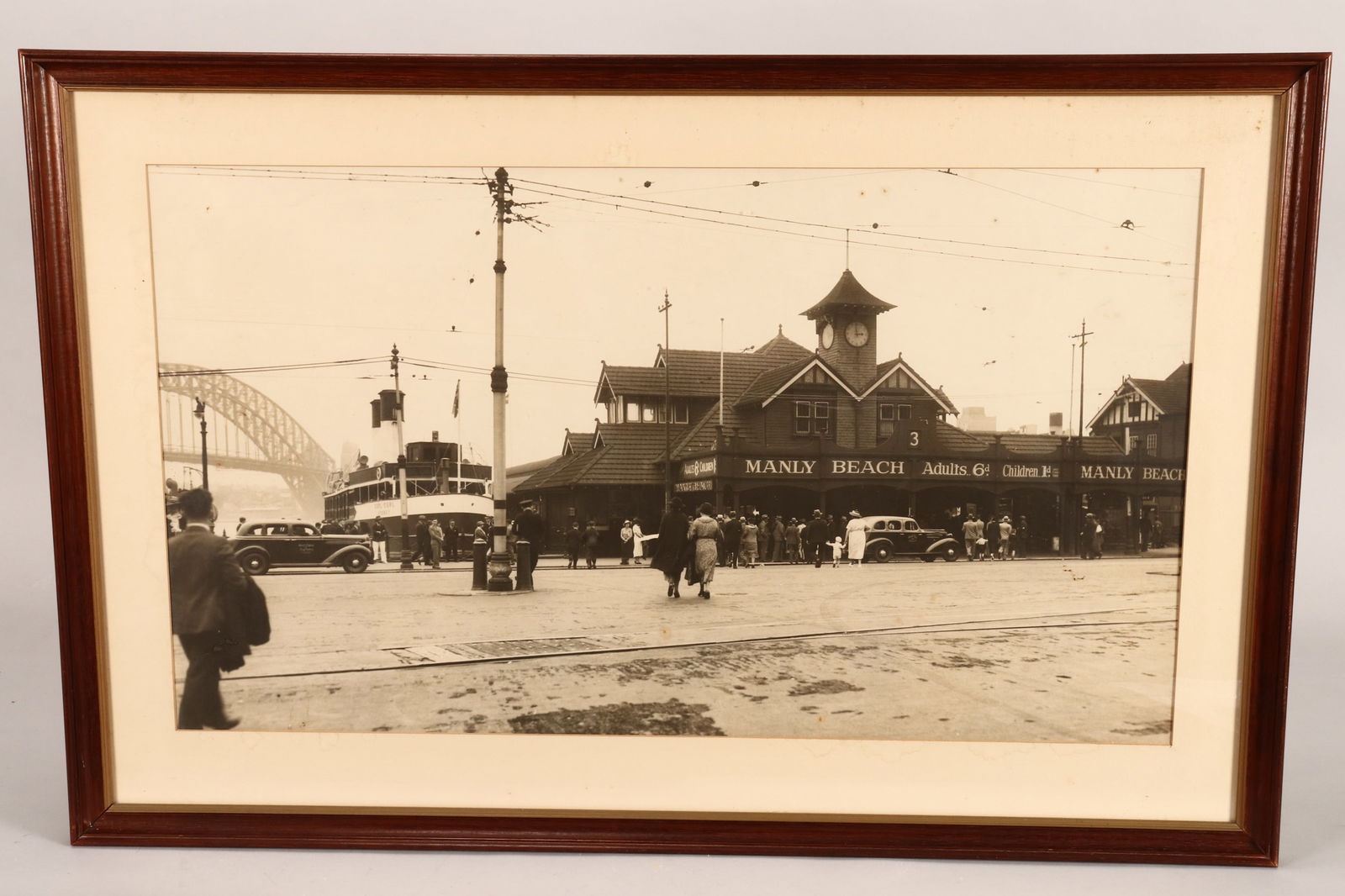 Manly Ferry Terminal Historic Photograph, c.1936, (1 of 4)