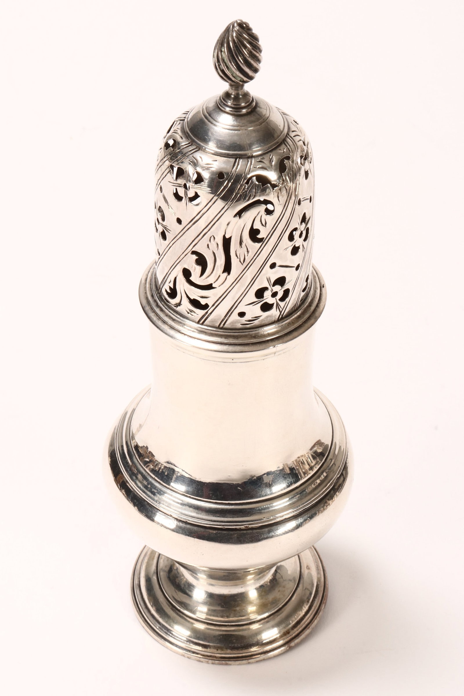 George III Sterling Silver Sugar Caster, (1 of 3)