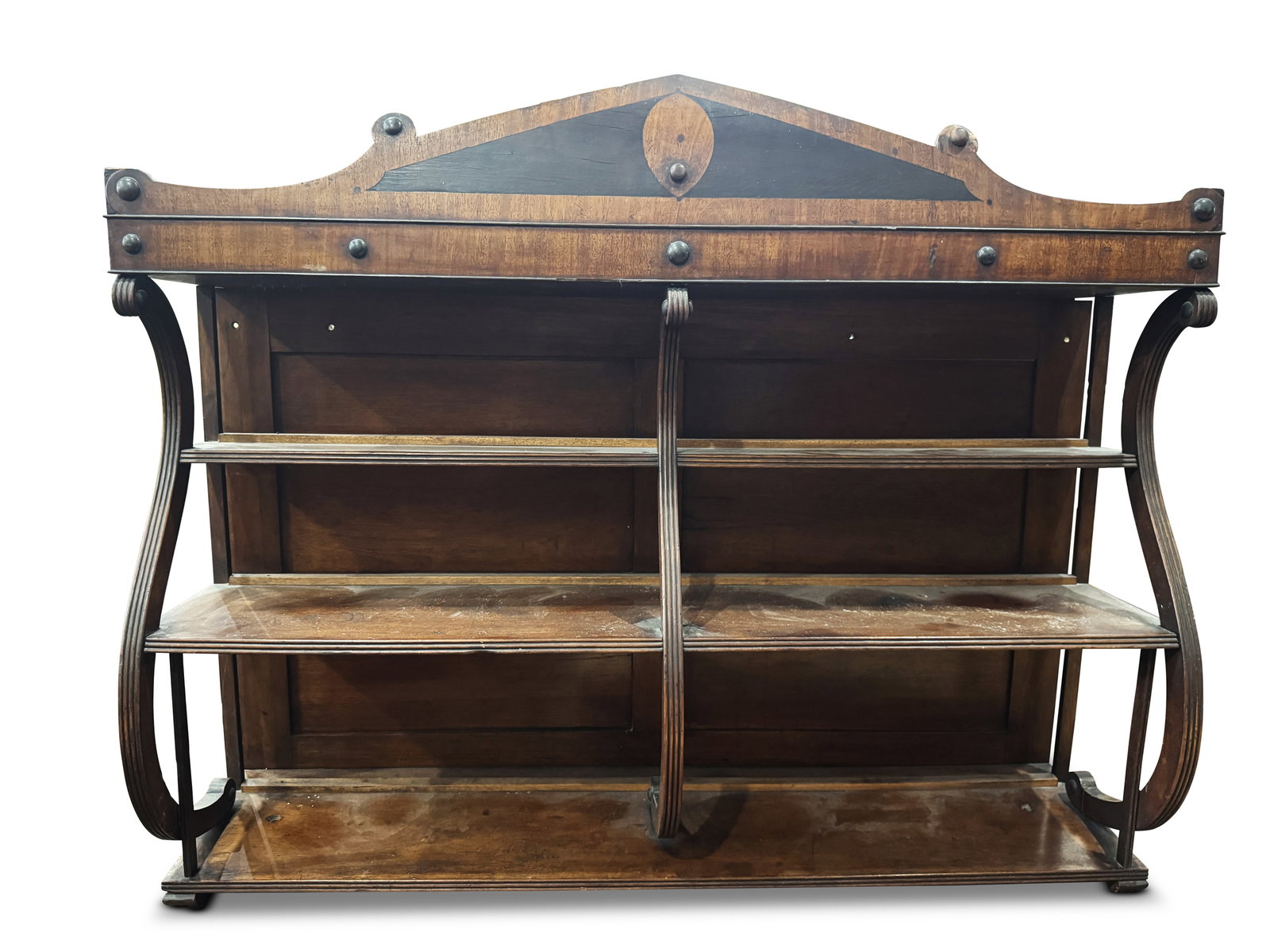 Set of William IV Mahogany Wall Shelves, (1 of 2)