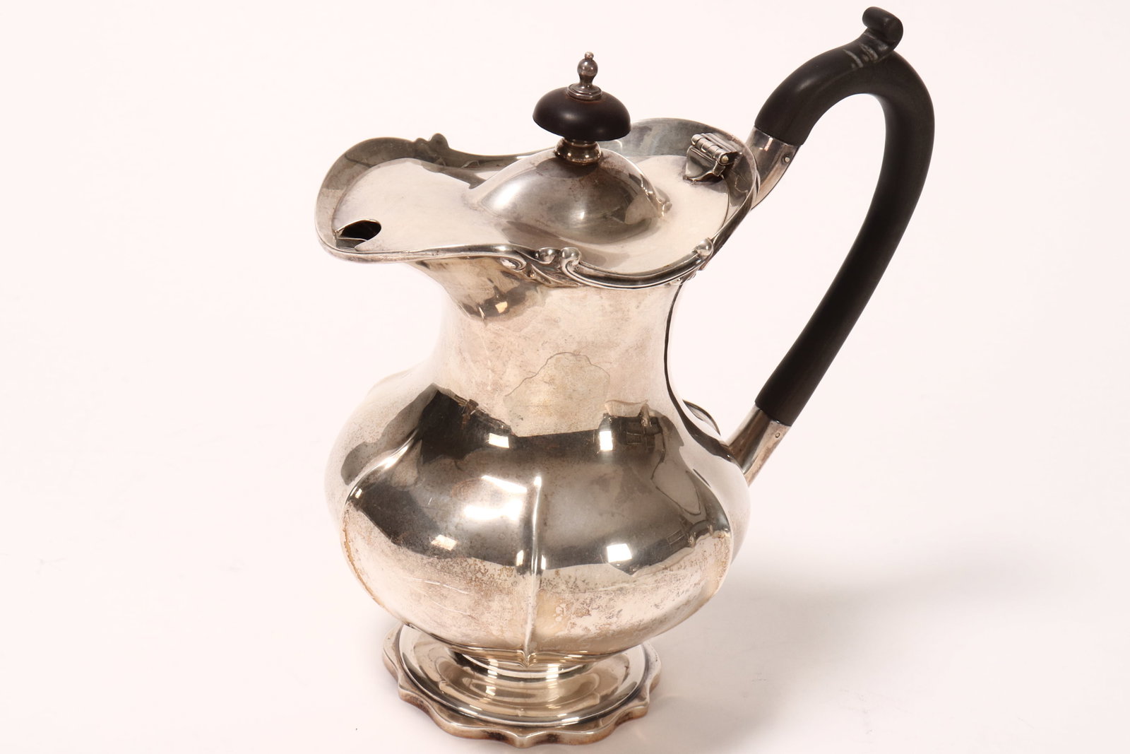 George VI Sterling Silver Coffee Pot, (1 of 5)